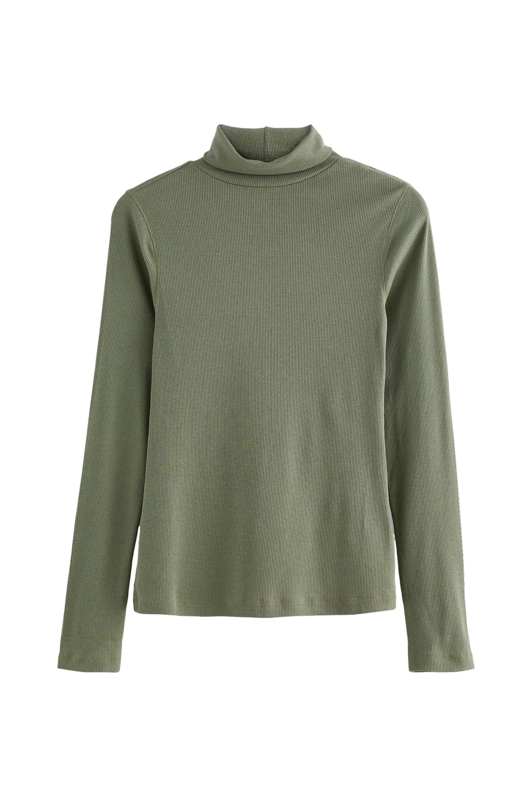 Next Rollkragenshirt Langärmeliges Rippstrickoberteil mit Rollkragen (1-tlg günstig online kaufen