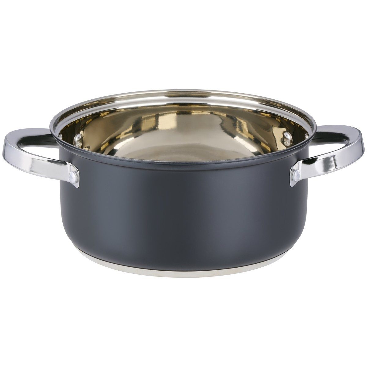 Alpina Grillpfanne alpina Kochtopf mit Glasdeckel 21 cm - 3.6L