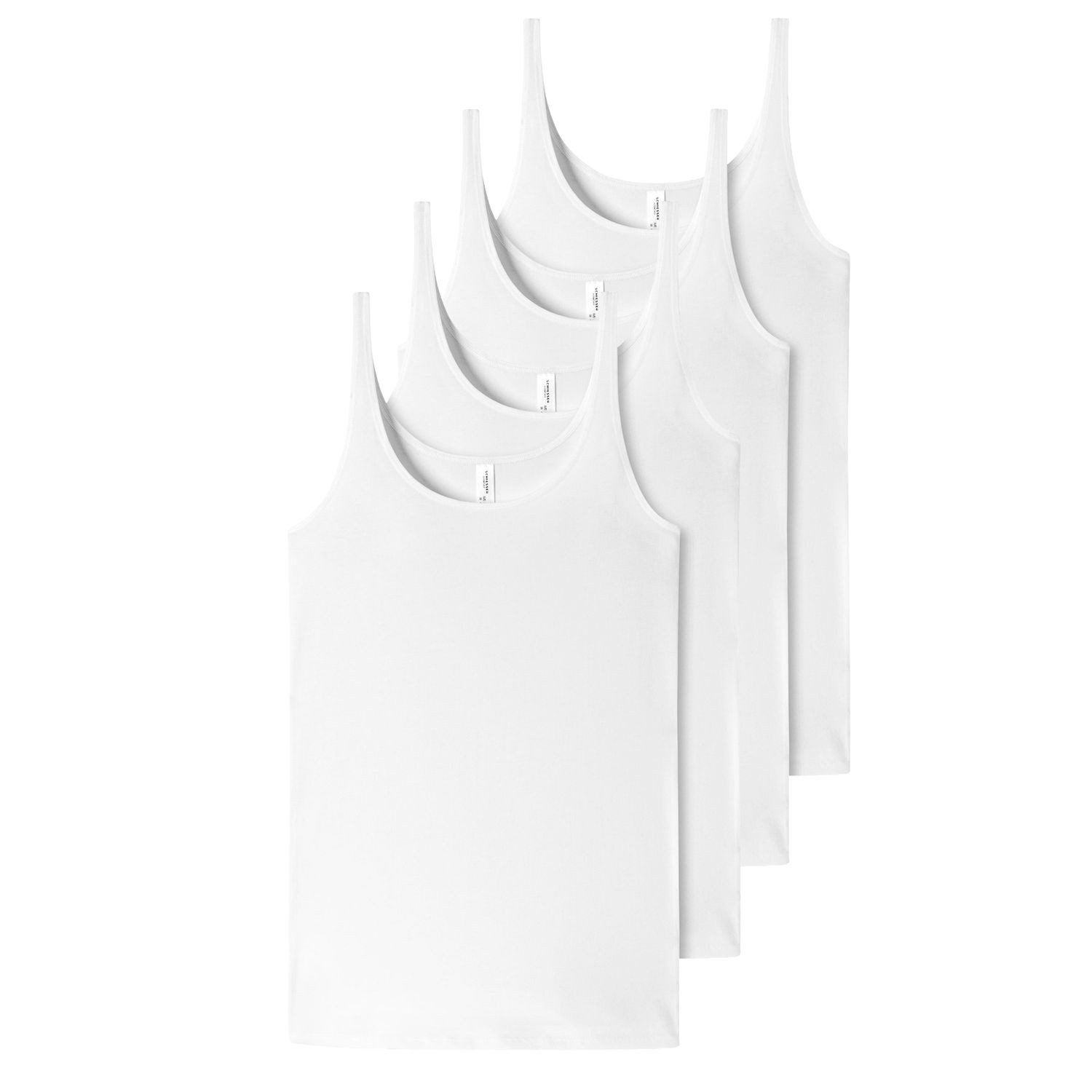 Schiesser Unterhemd Organic Cotton (Mehrpack, 2-St) ohne störendes Inneneti günstig online kaufen