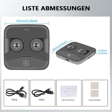 Hikity Kabelgebundener zu drahtlosem CarPlay Adapter Dongle Box USB Bluetooth Adapter, Für iOS Autoradio