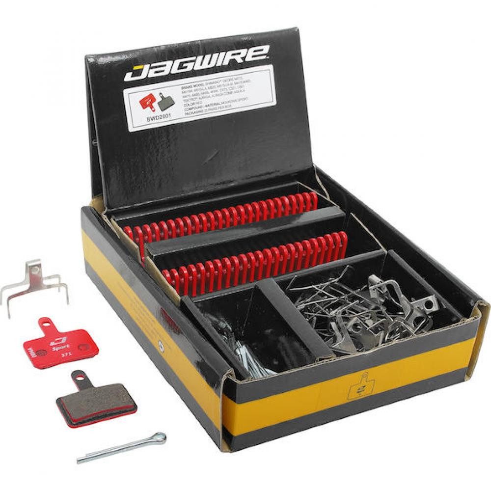Jagwire Scheibenbremse Jagwire Bremsbeläge Disc Sport Semi-Metallic - Werkstattverpackung, 25