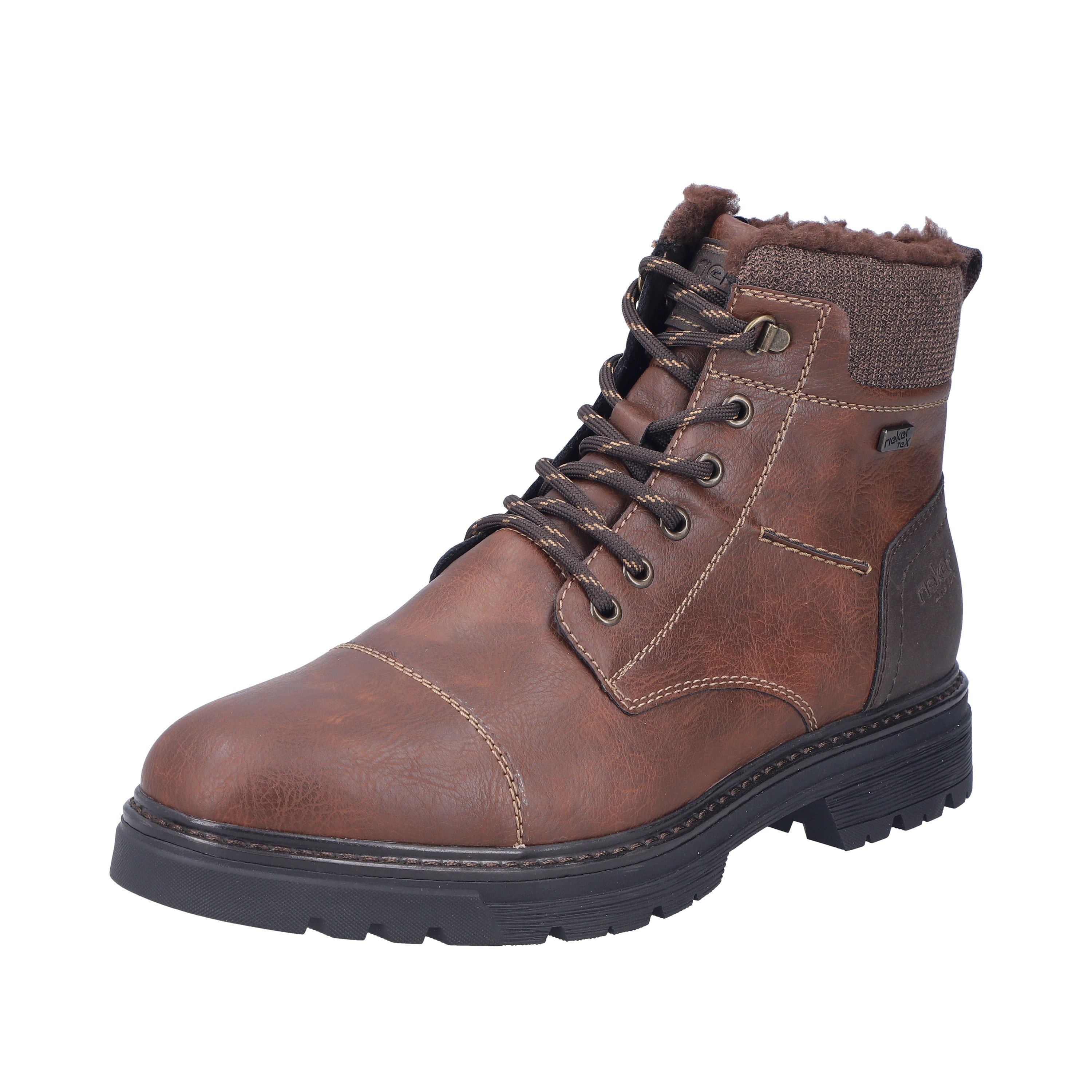 Rieker Winterboots Schnürboots mit Innenreißverschluss und gepolstertem Schaftrand
