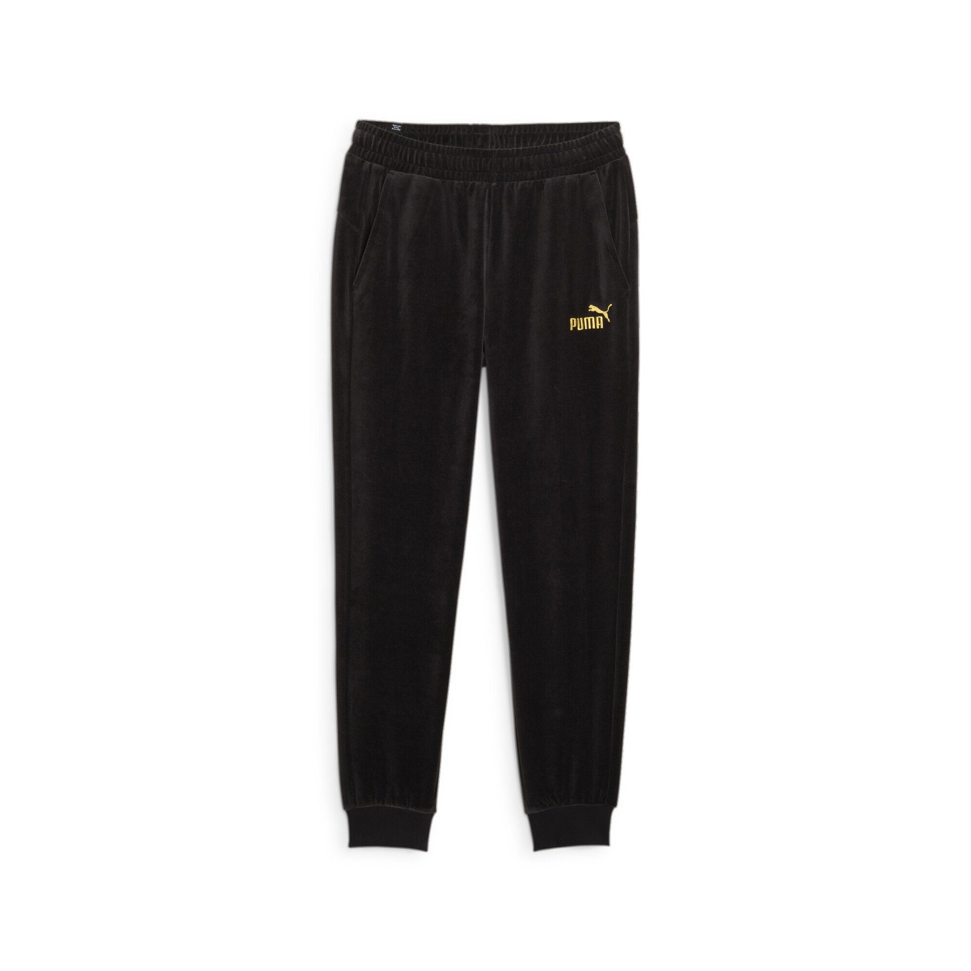 PUMA Sporthose ESS+ MINIMAL GOLD Jogginghose Herren Black