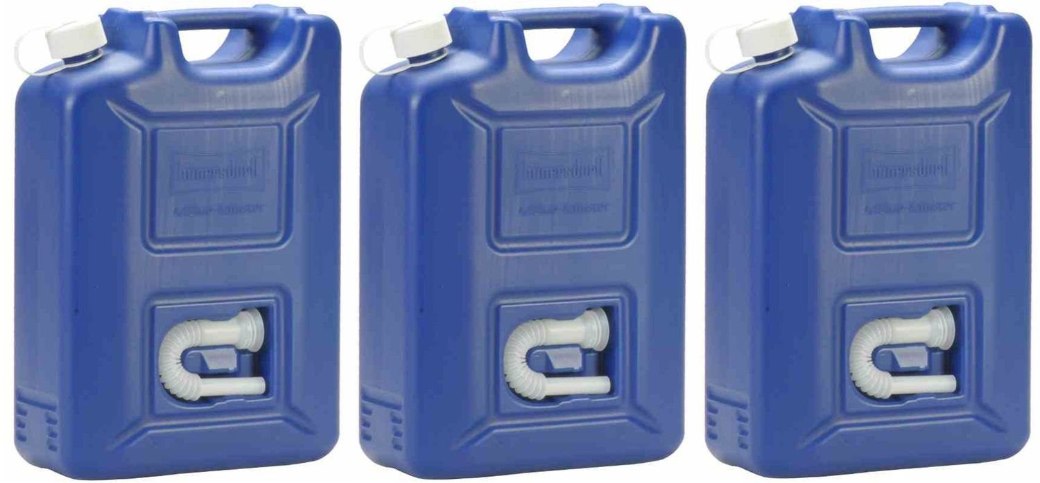 Benzinkanister 3 x AdBlue-Kanister 20 L dunkelblau, HDPE