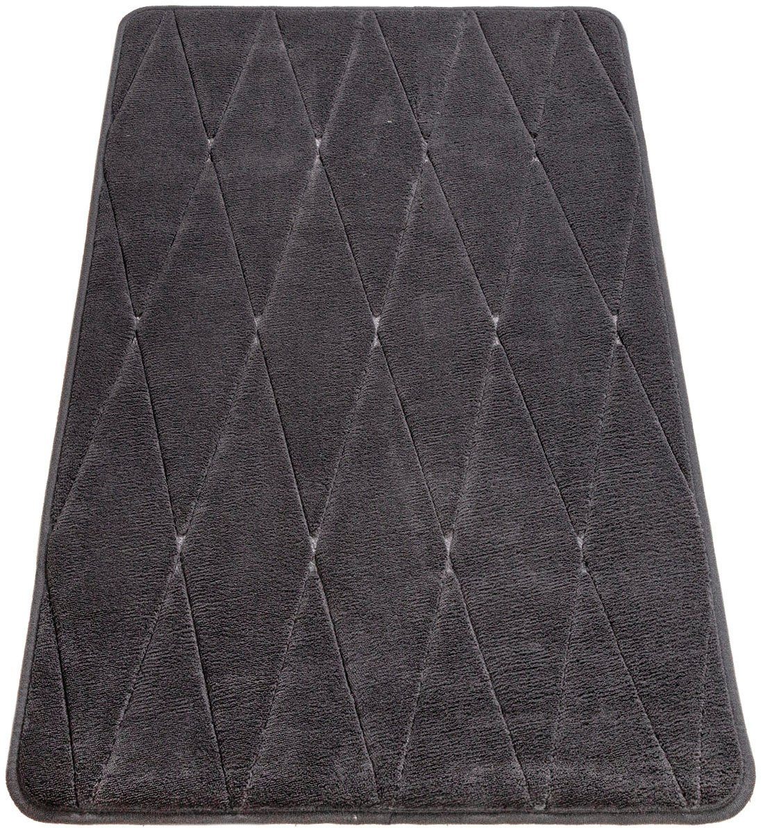 Paco Home Badematte Corby 254, Memory-Schaum Effekt, Höhe 13 mm, rutschhemm günstig online kaufen