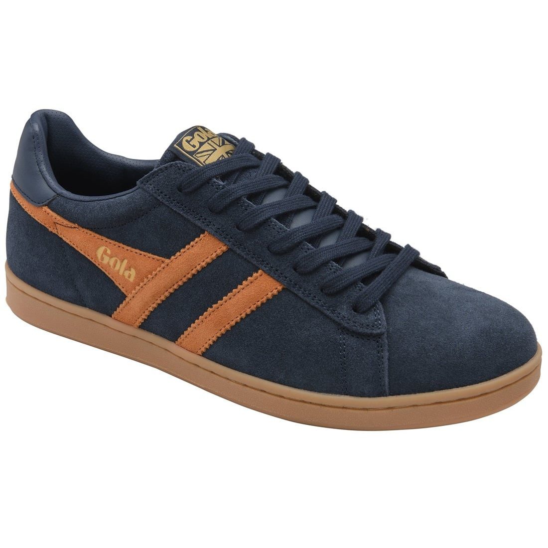 Gola Equipe II Suede-Leder 2026 navyblau/orange Herren Sneaker günstig online kaufen