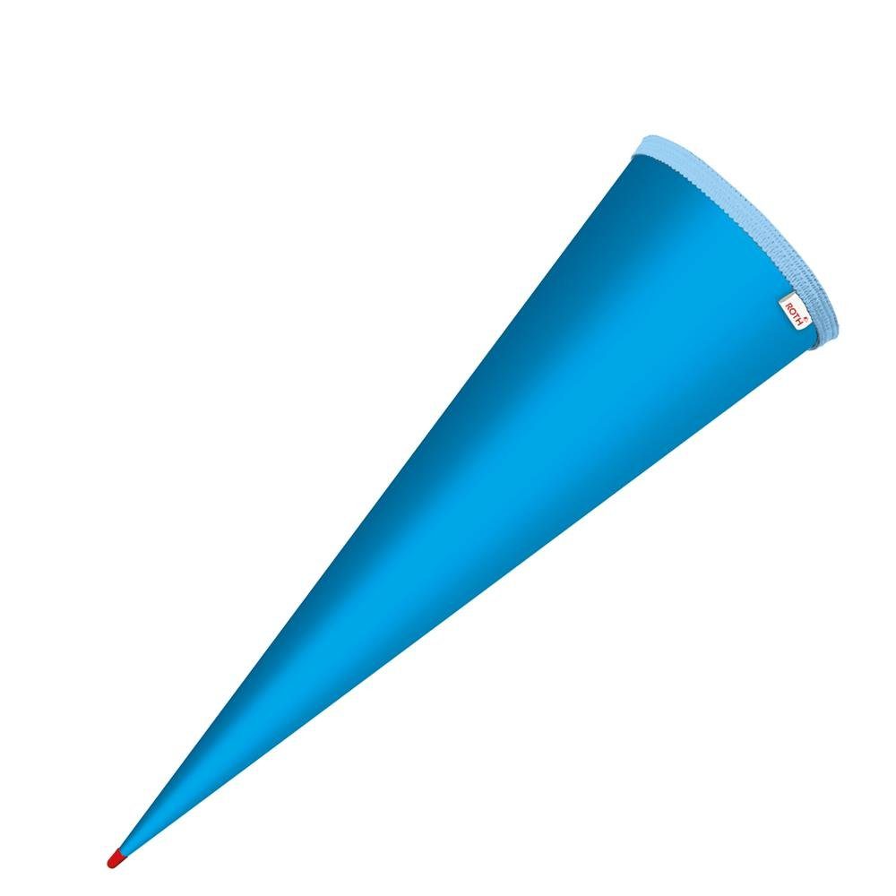 Roth Schultüte Rohling, 70 cm, rund, ohne Verschluss, Zuckertüte zum Basteln