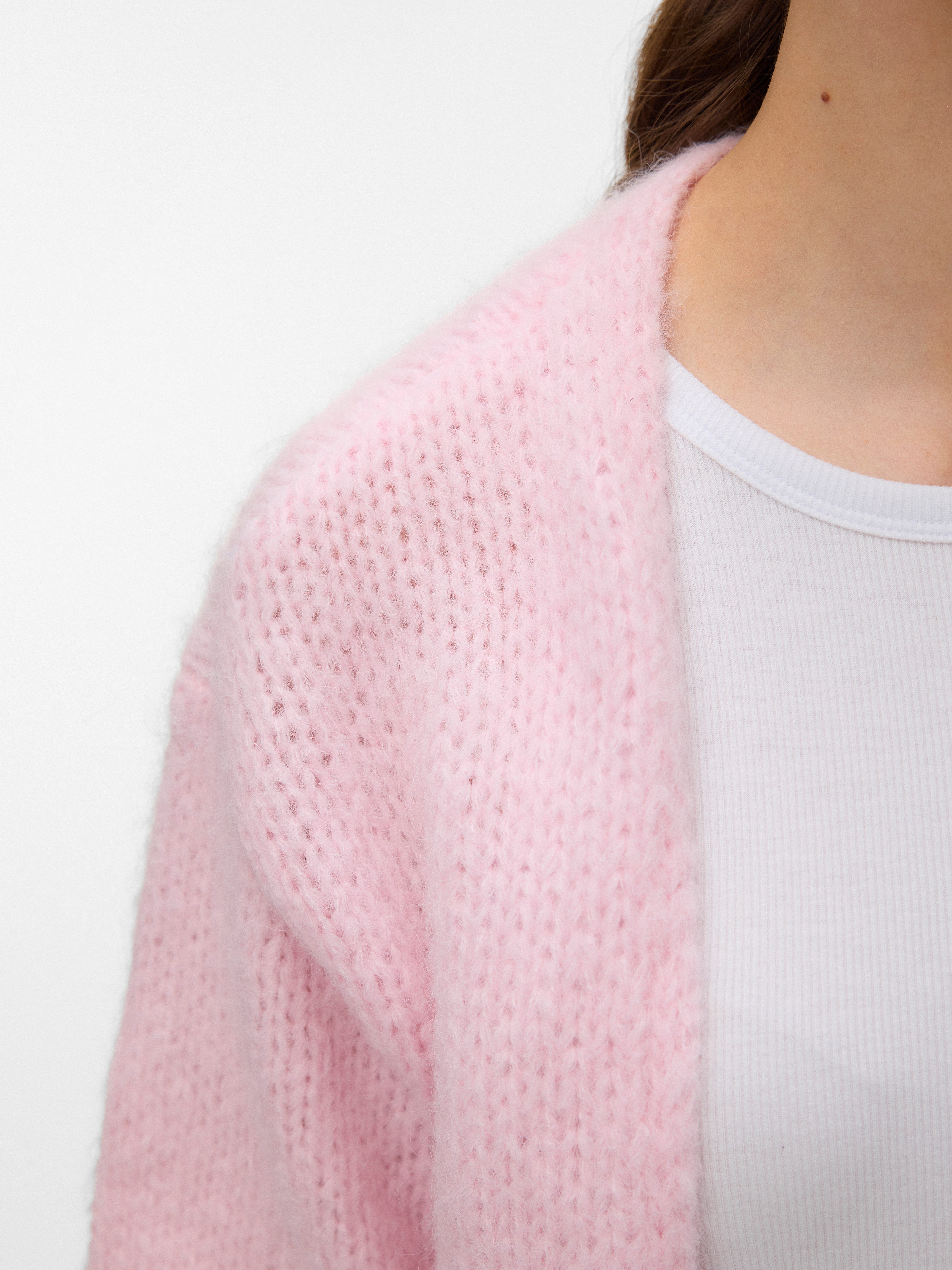 Vero Moda Strickjacke VMMAYBE 2/4 OPEN CARDIGAN NOOS Kunstfaser
