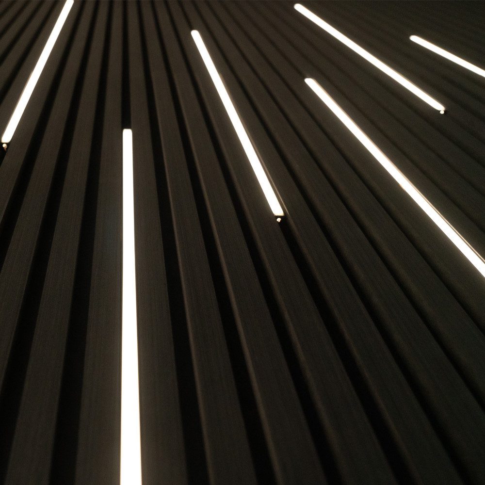 HOME DELUXE LED Lichtleiste für Akustikpaneel NOX, LED Leiste, Beleuchtungsset, LED Streifen