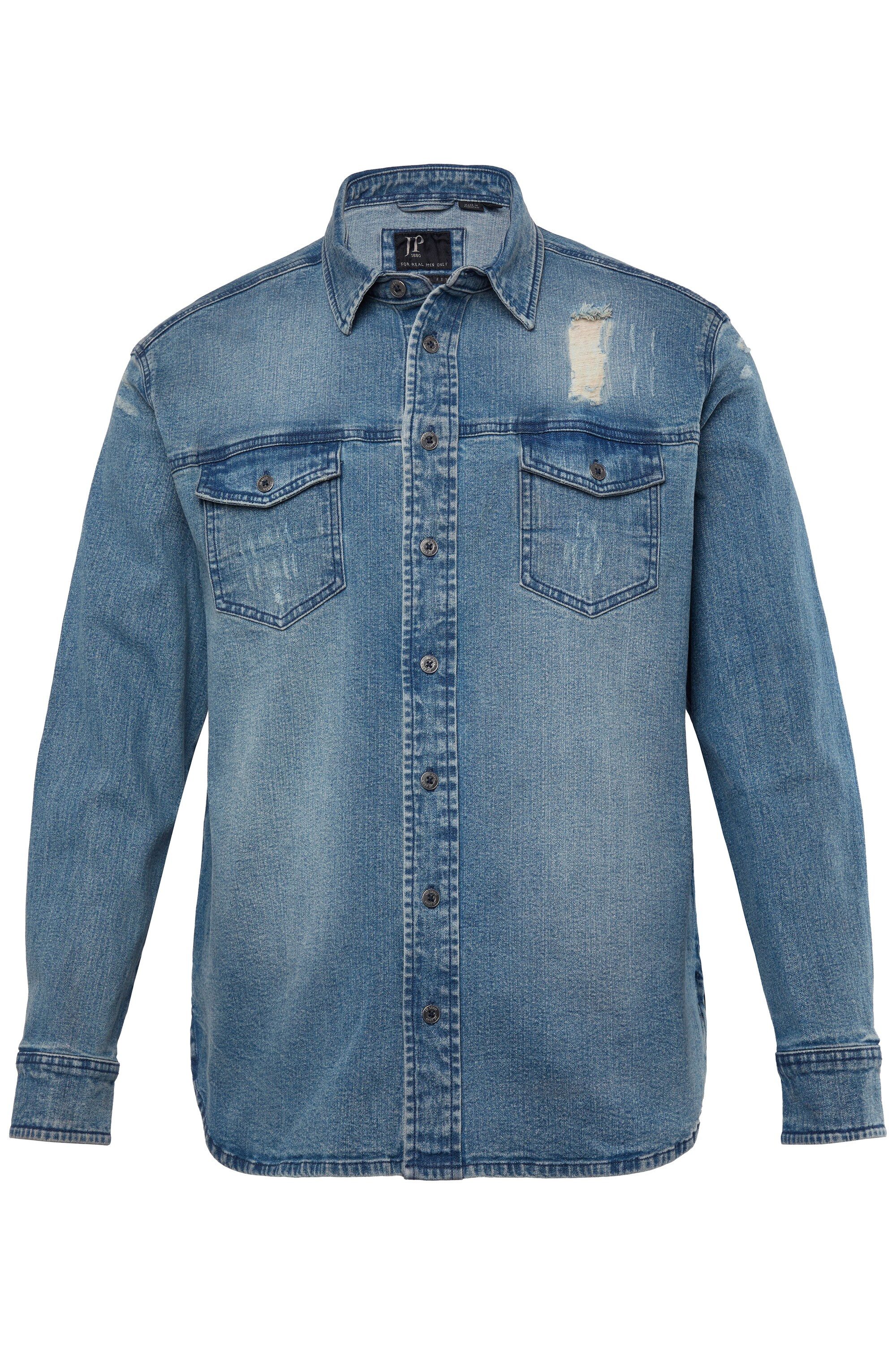 JP1880 Businesshemd JP 1880 Jeanshemd FLEXNAMIC® Denim Langarm günstig online kaufen