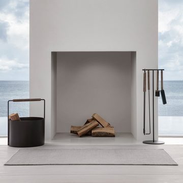 blomus Kamingarnitur, blomus ASHI Kamingarnitur 3-teilig Stahl pulverbeschichtet black