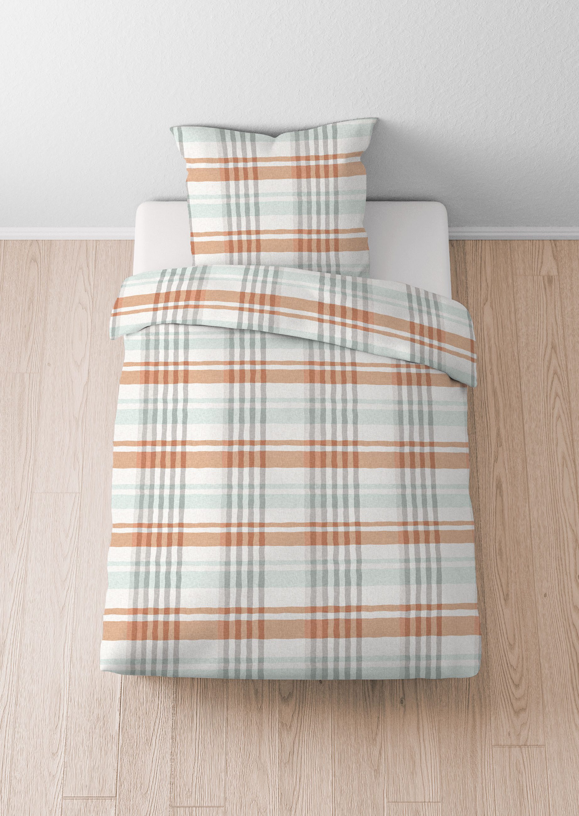 Castell - Markenbettwäsche Bettwäsche 0020373, Seersucker, günstig online kaufen