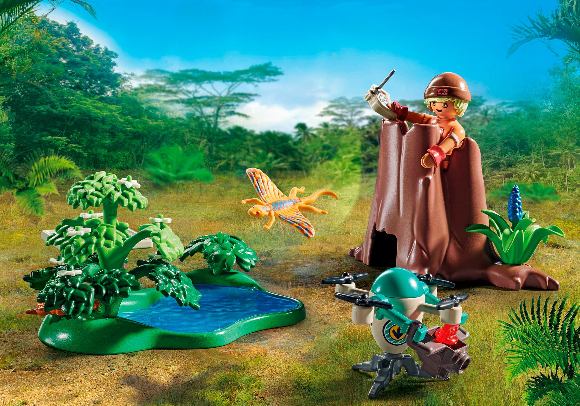 Playmobil® Beobachtungsstation für Dimorphodon (71525), Dinos Konstruktions-Spielset, (49 St), Made in Europe – Bild 5 von 5