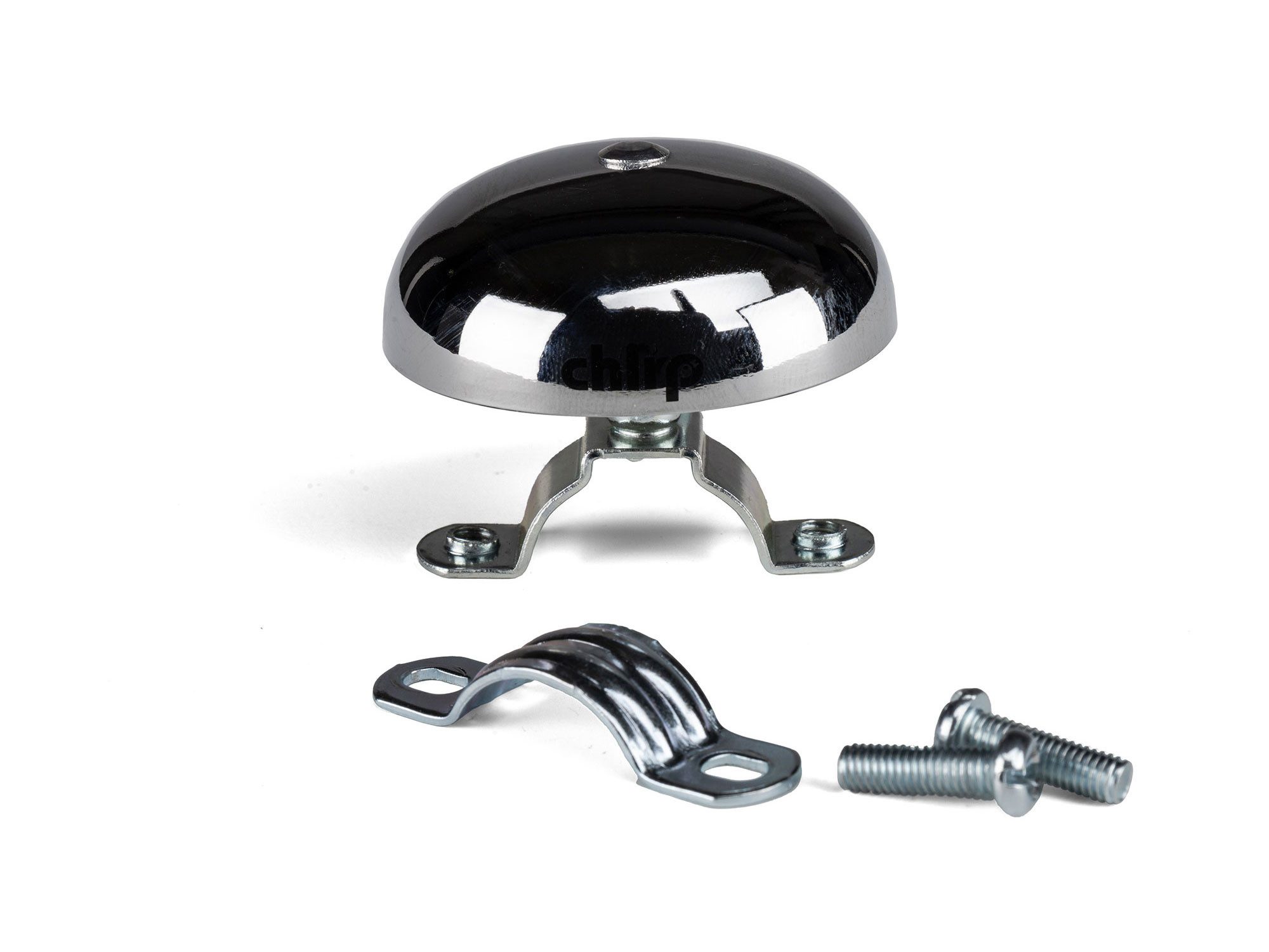 Chirp Fahrradklingel Classic Glocke, silber