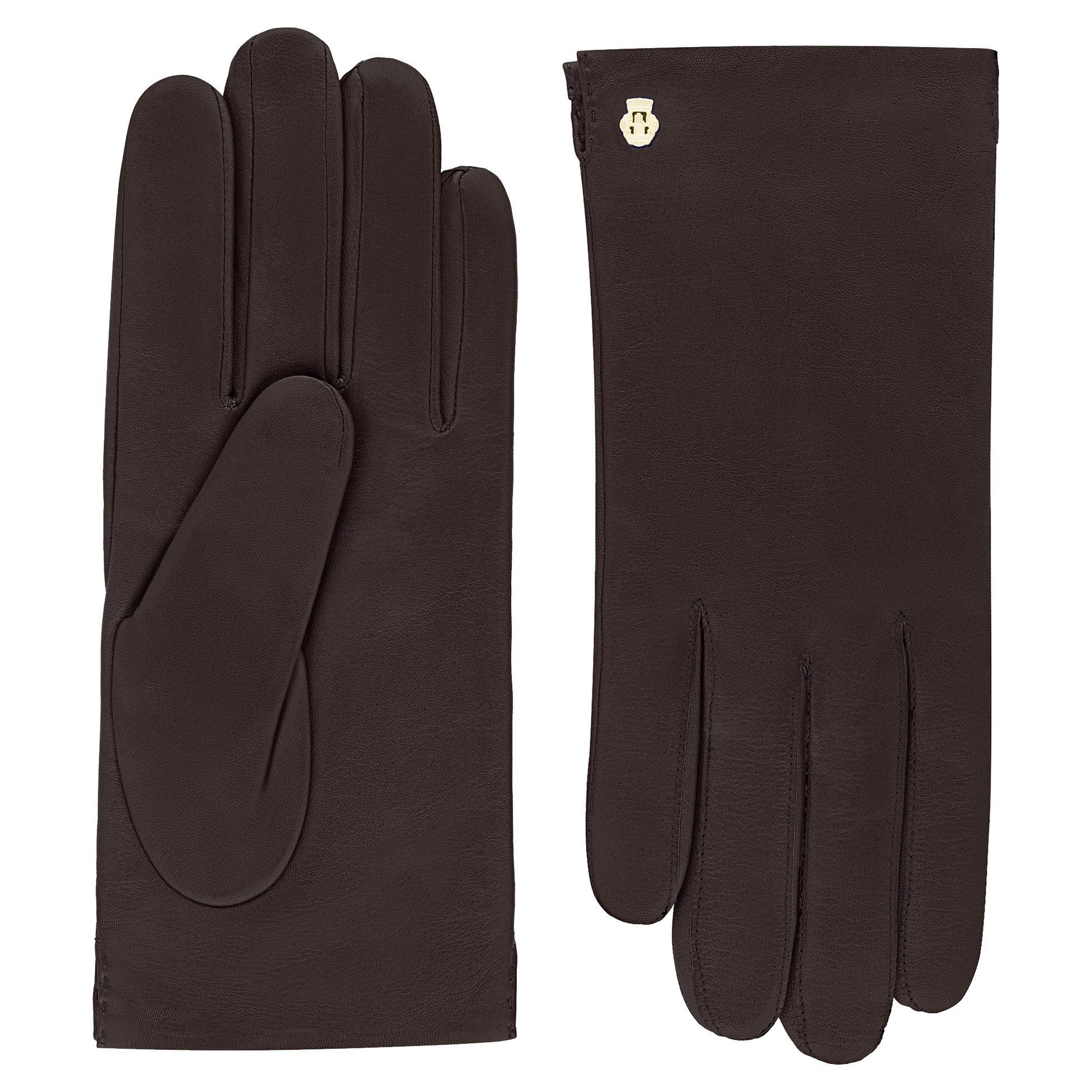Roeckl Lederhandschuhe ODESSA Kurzer Lederhandschuhe mit Kaschmirfutter