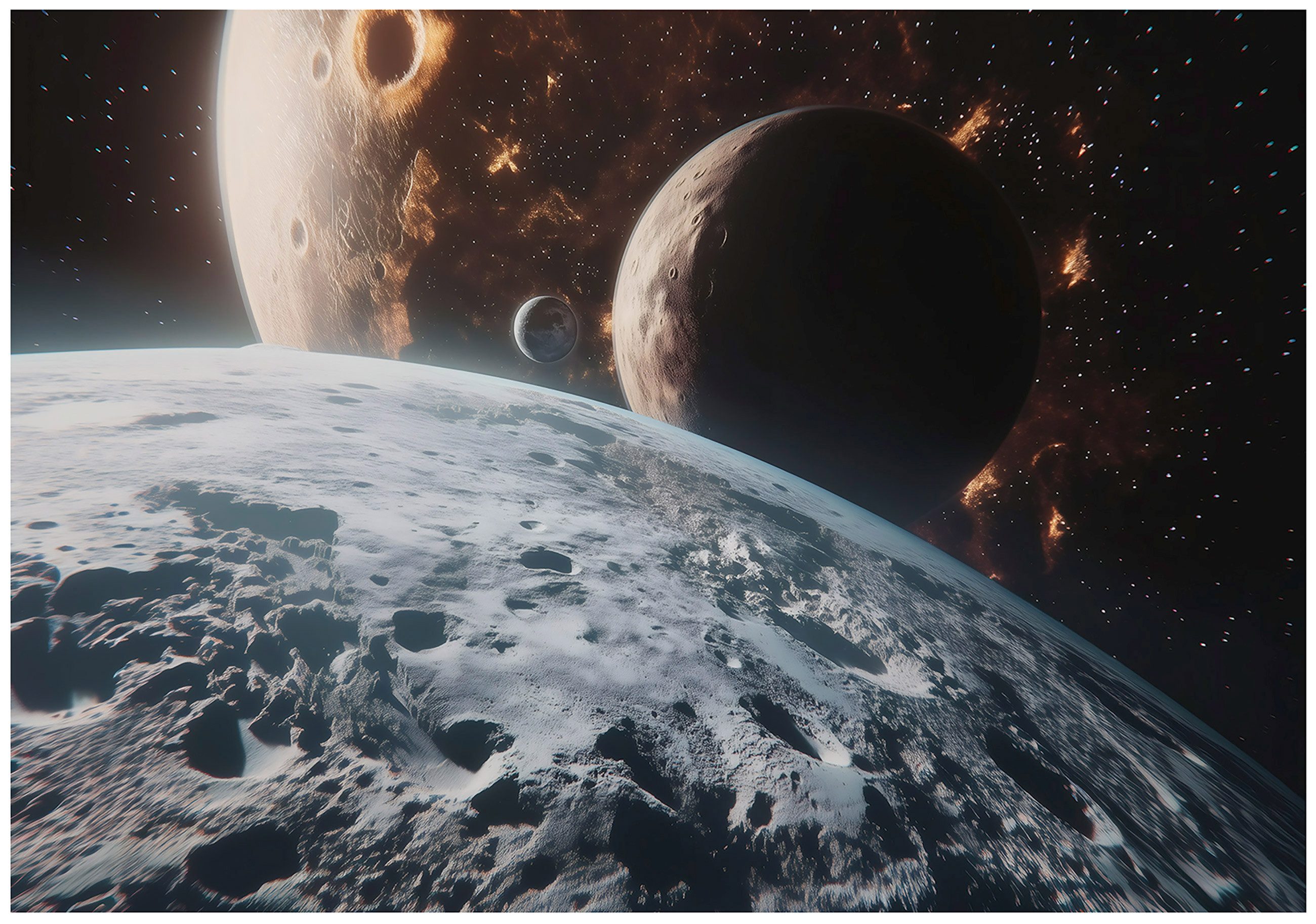 Wallarena Fototapete Weltraum Blau Planeten Vlies Tapete Wohnzimmer Schlafzimmer Wandtapete, Glatt Vlies oder Struktur Vinyl, Weltraum, Blau, Planeten, (Vlies Fototapete, Vlies Fototapete), Vliestapete schwarz Wohnzimmer Schlafzimmer Küche Tapete + Kleister