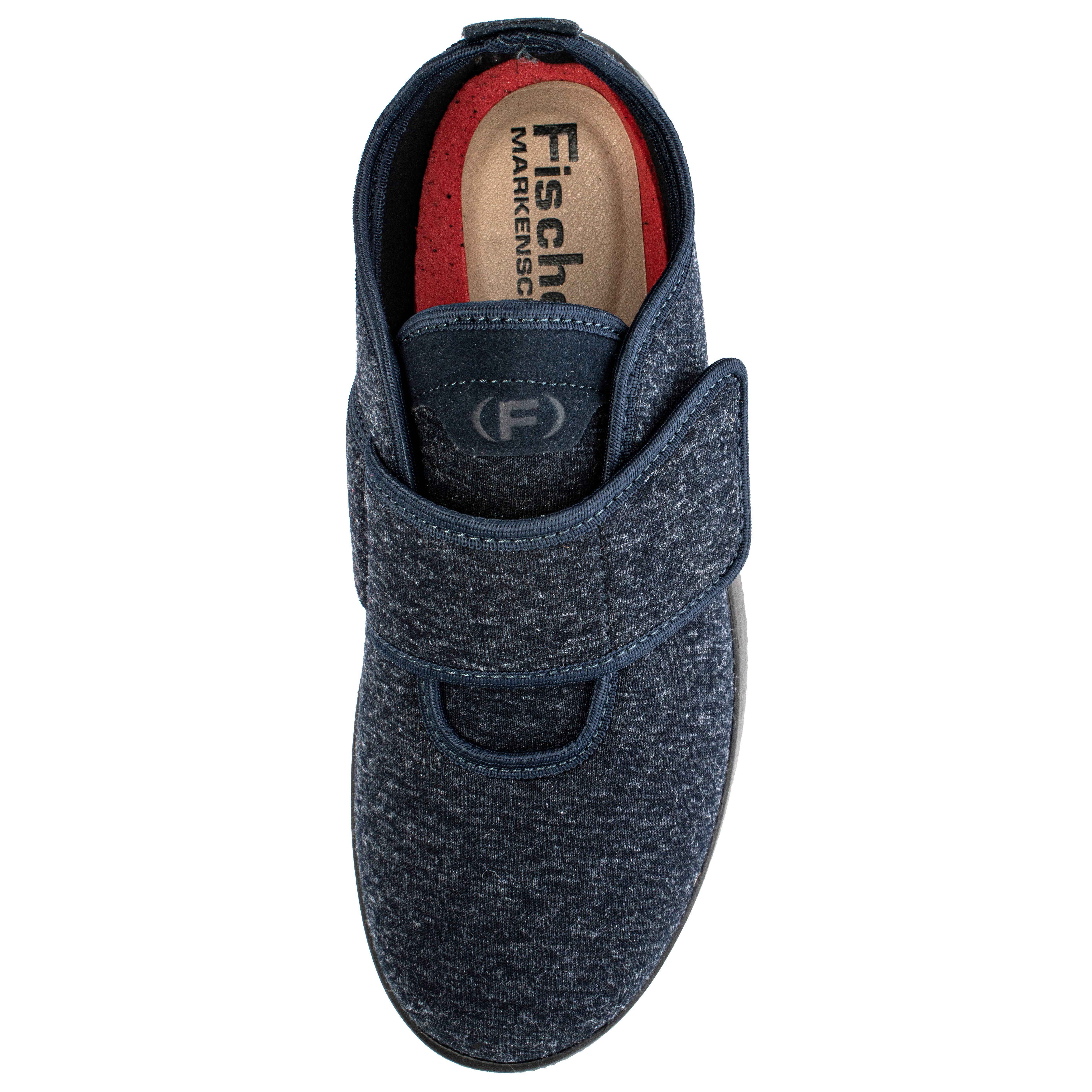 Fischer-Markenschuh Ortho Aktiv Klettschuh aus Textilstretch, mit Textilfutter, Einlegesohle herausnehmbar
