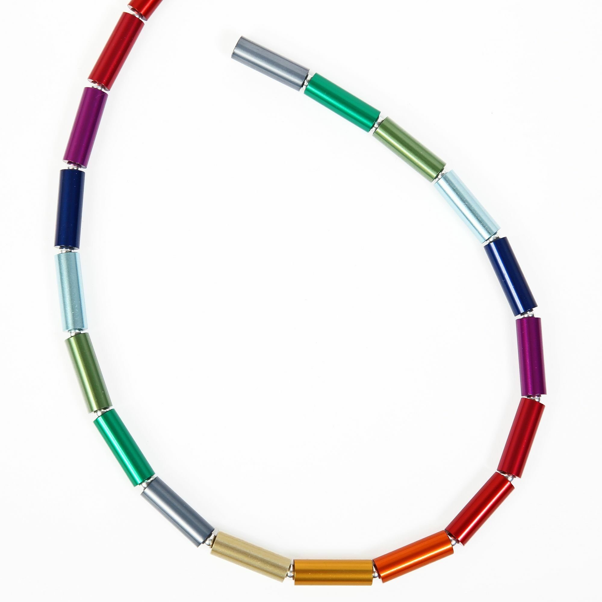 DeMarie Collierkettchen eloxierte Aluminium Collierkette