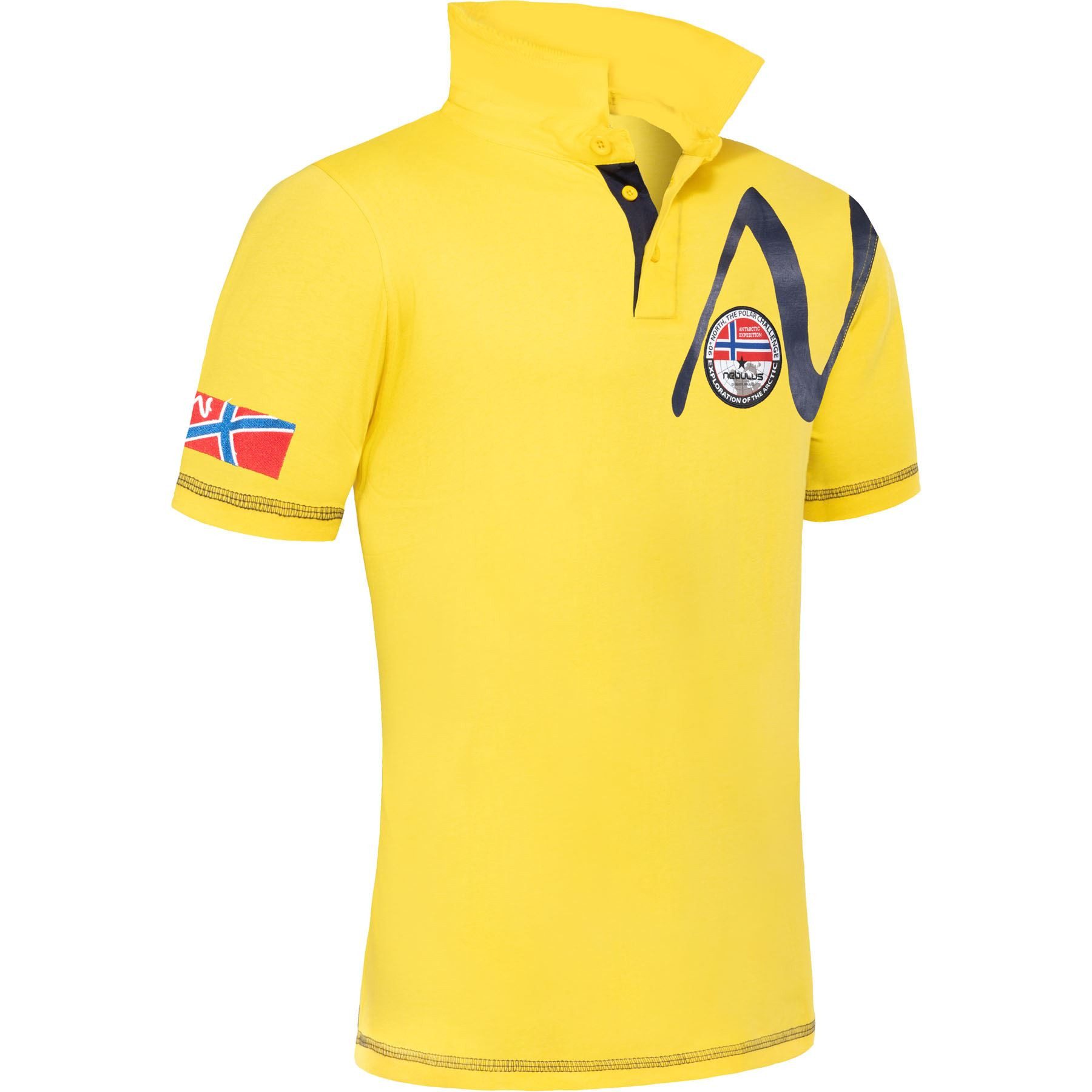 Nebulus Poloshirt TUPAI, P5283 - Herren, gelb, L