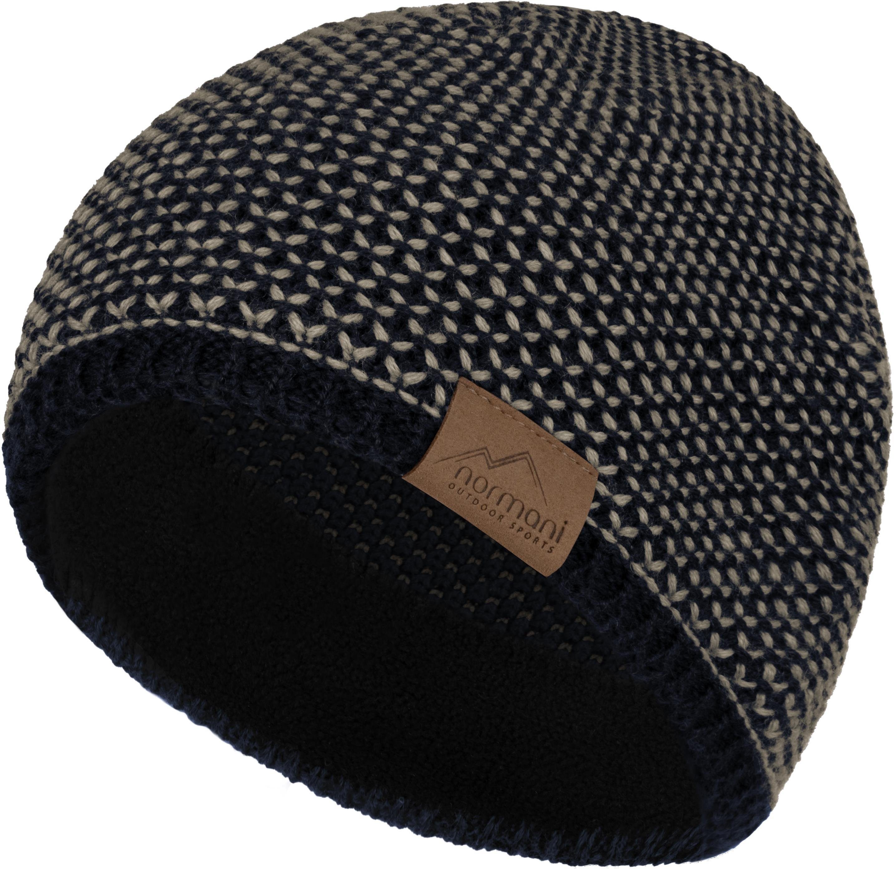 normani Strickmütze Strickmütze Alvik Unisex Wintermütze Merinomütze Wollmütze für Damen und Herren
