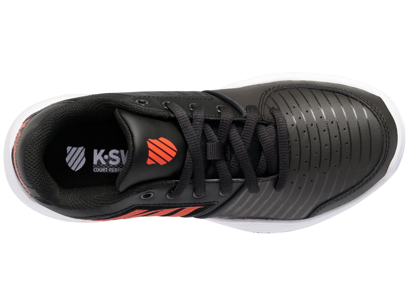 K-Swiss Performance Court Express Allcourt schwarz/orange Kinder Tennisschuh