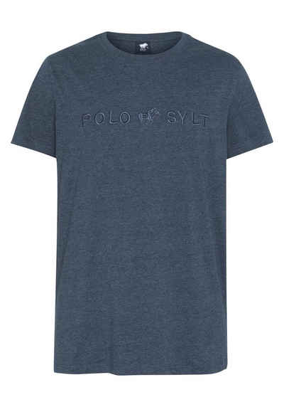 Polo Sylt Print-Shirt mit Logo-Schriftzug