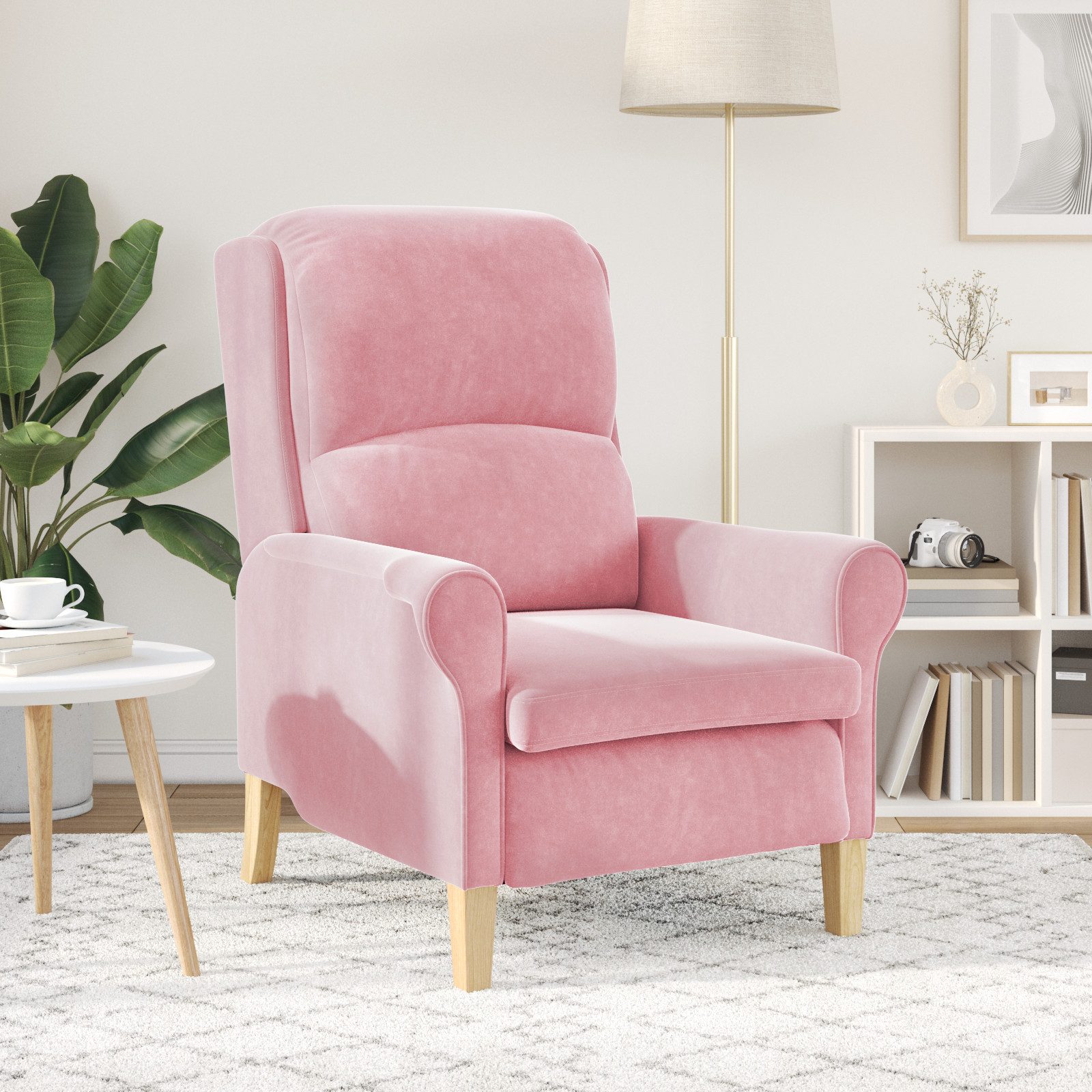 vidaXL Sessel Staubiger Rosa Sessel Staubig günstig online kaufen