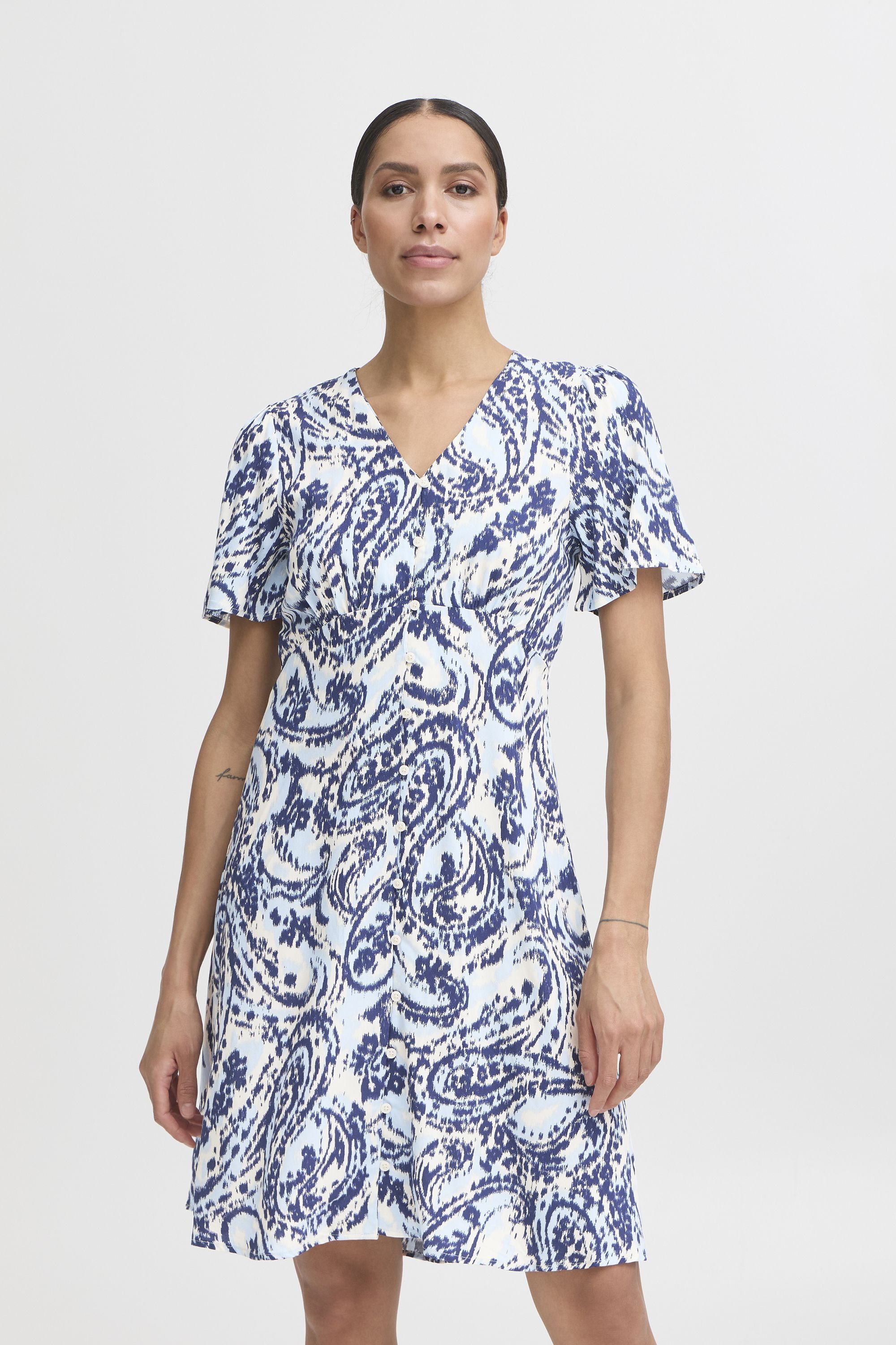b.young Blusenkleid BYMMMJOELLA SHORT VNECK DRESS günstig online kaufen