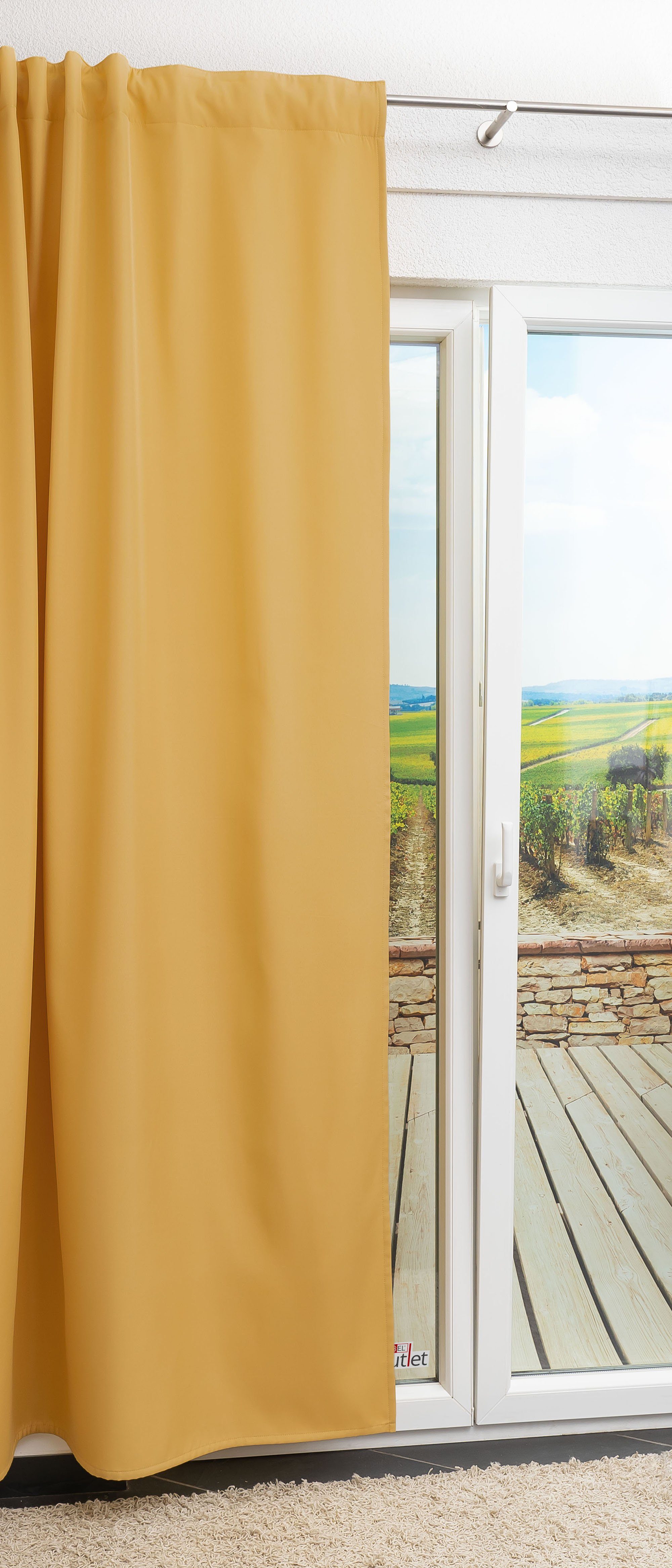 LYSEL® Vorhang Zugbandschal Thermo Dimout (1 günstig online kaufen