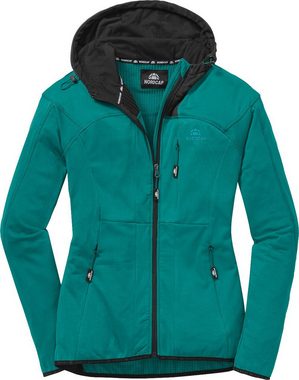 Nordcap Funktionsjacke farbstarke Kapuzen-Jacke in weicher Sweat-Qualität