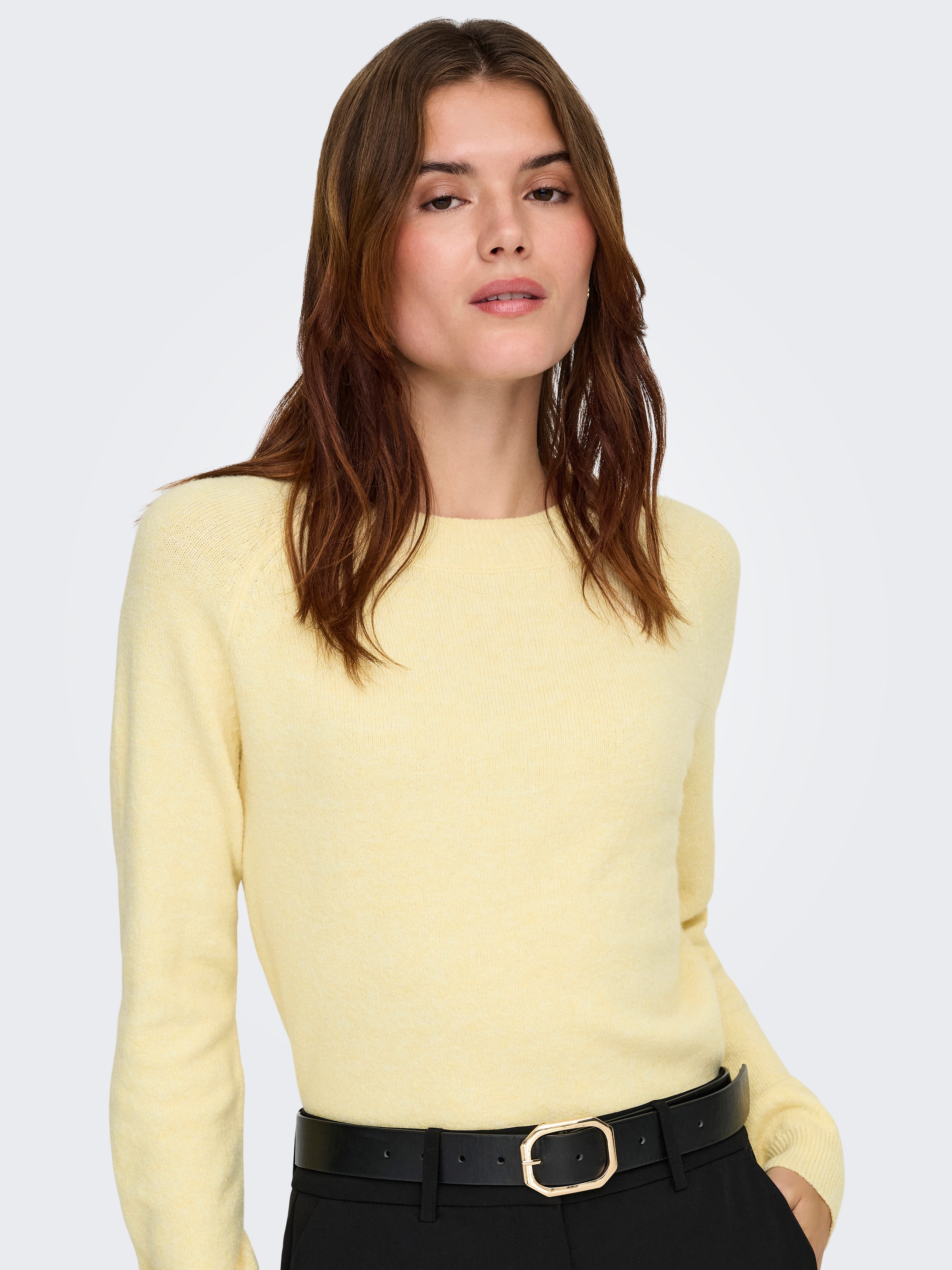 ONLY Rundhalspullover ONLRICA LIFE L/S PULLOVER KNT NOOS günstig online kaufen