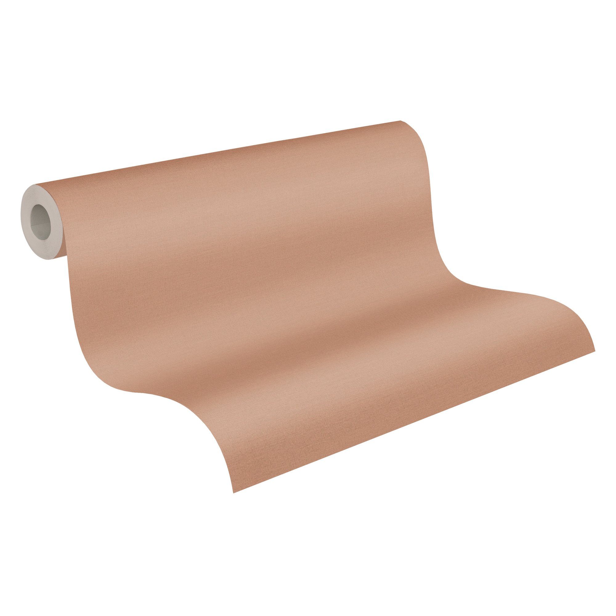 Bricoflor Uni Tapete in Terracotta Einfarbige Vliestapet Ein Rot Braun Idea günstig online kaufen