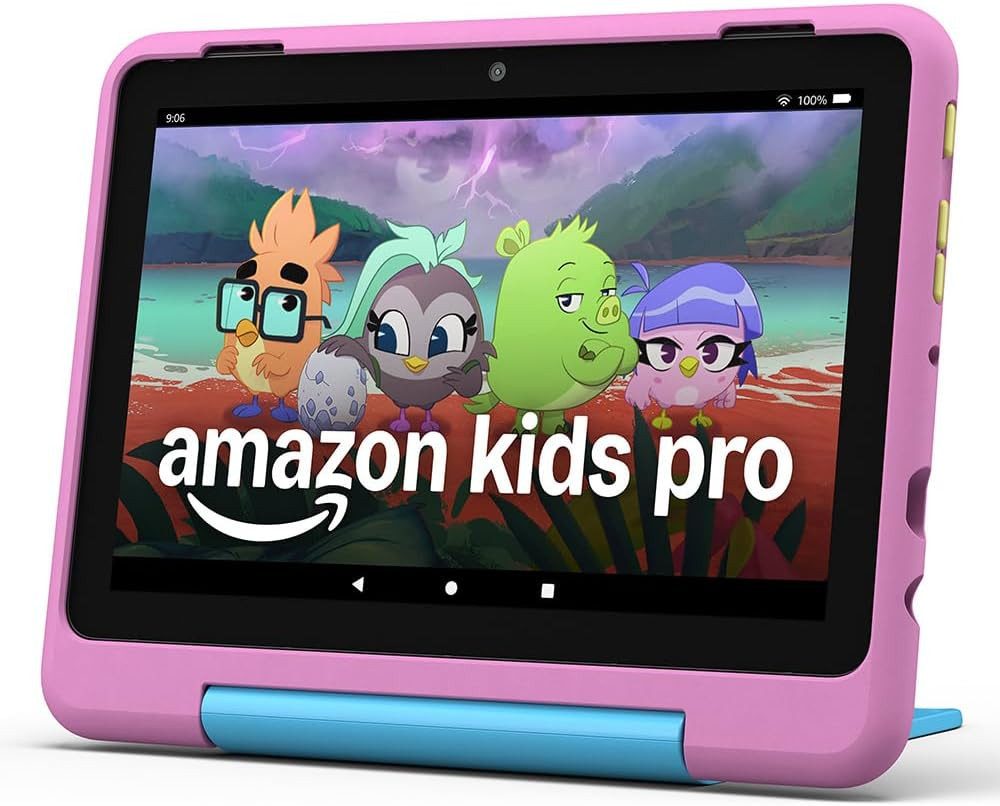 Amazon Fire HD 8 Kids Pro (Neueste Generation) für Kinder von 6-12 Jahren Tablet (8", 32 GB, Fire OS, Werbefreie Inhalte, Kindersicherung, 13 Std. Akkulaufzeit)