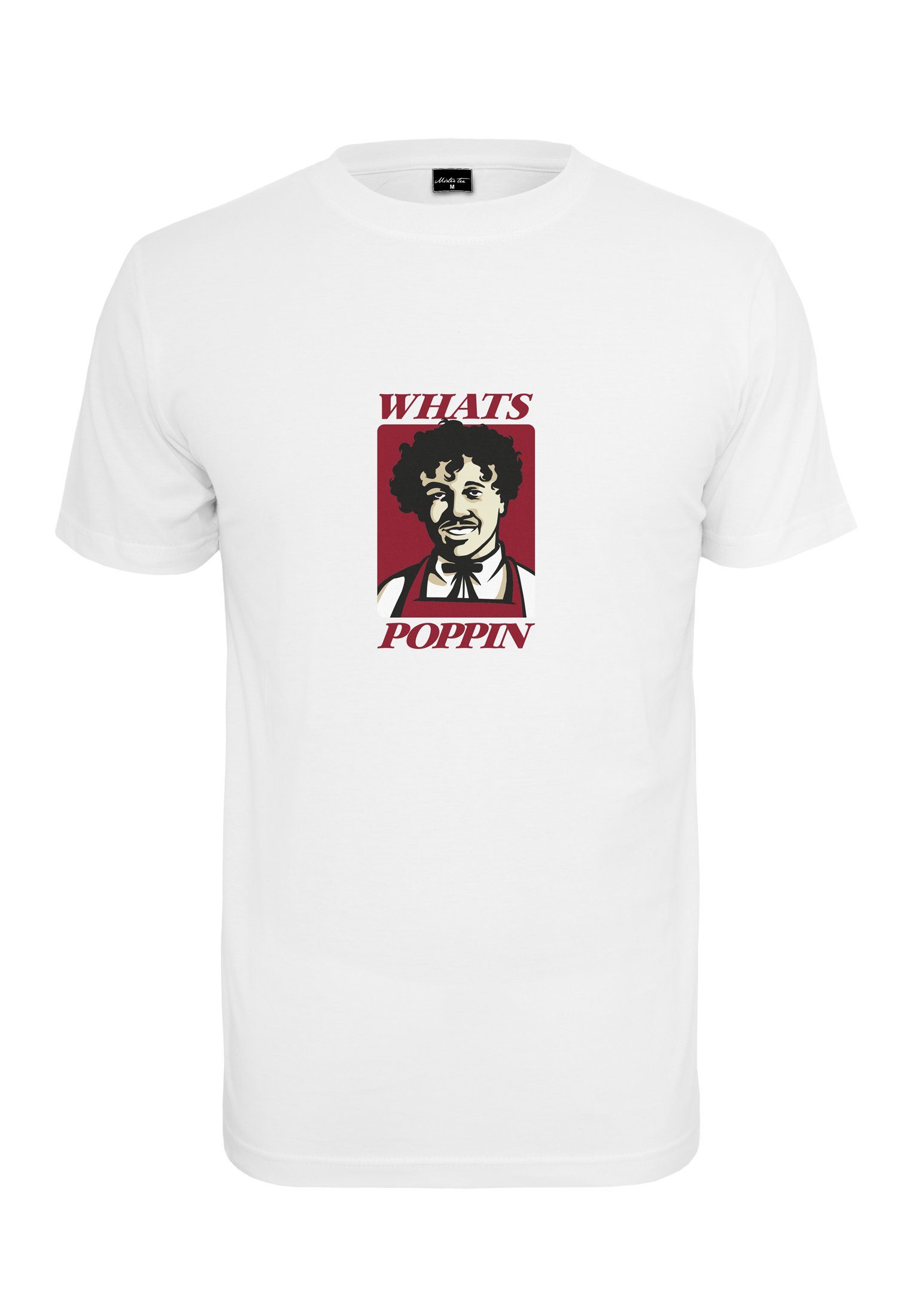 MisterTee T-Shirt Herren Whats Poppin Tee (1-tlg) | T-Shirts