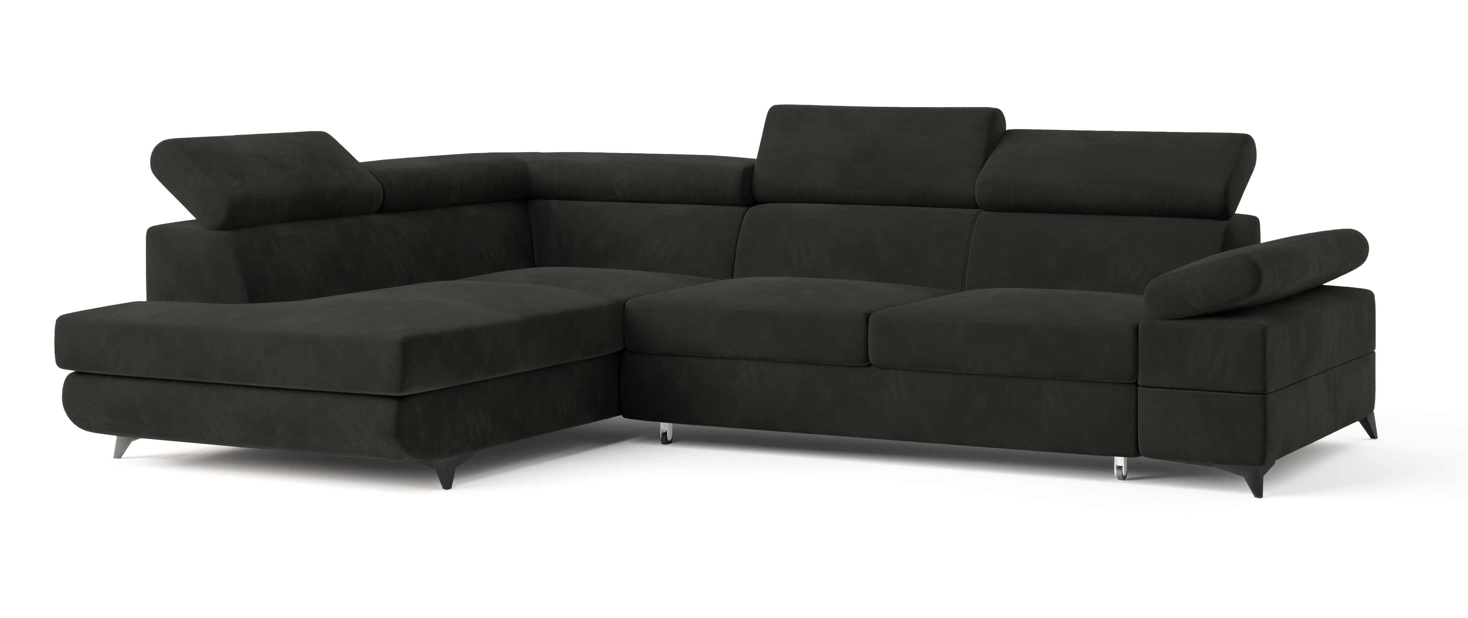 Masseno Ecksofa FAVIEN mit Schlaffunktion L-Form, Sofa mit Bettkasten