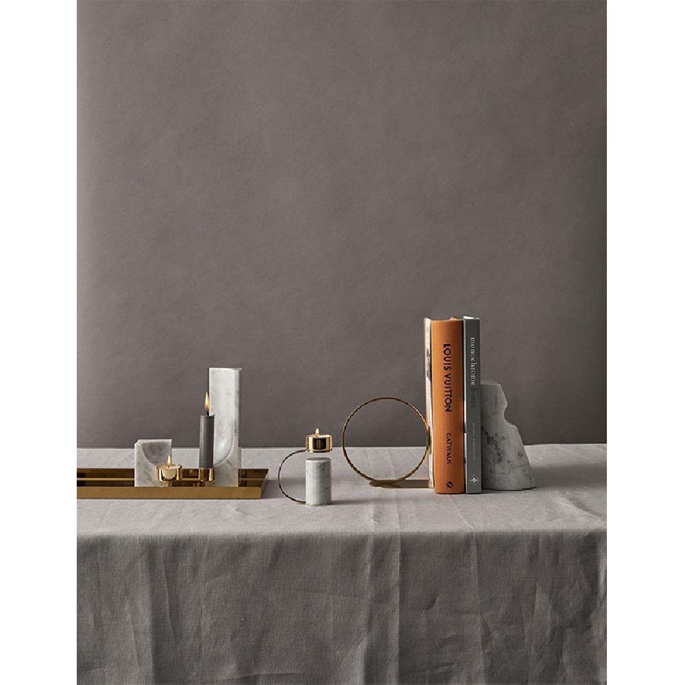 Cooee Kerzenhalter Design Marmor Candle Quarter Kerzenleuchter Carrara