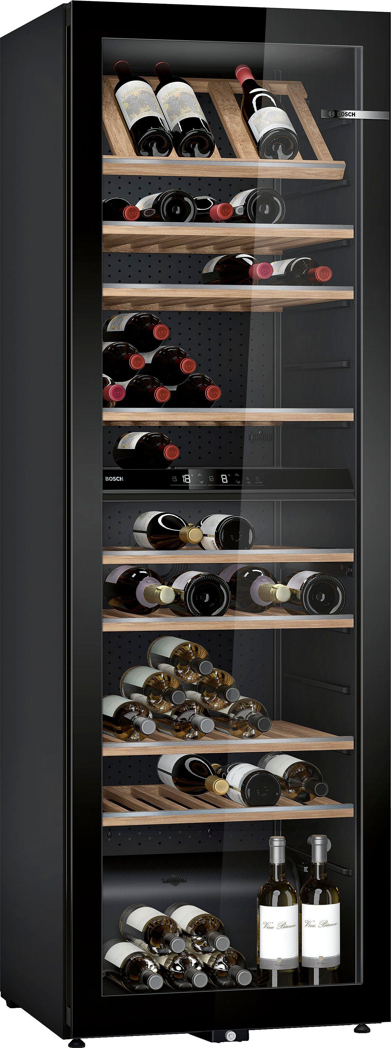 BOSCH Weinkühlschrank KWK36ABGA, für 199 Standardflaschen á 0,75l | Weinkühlschränke