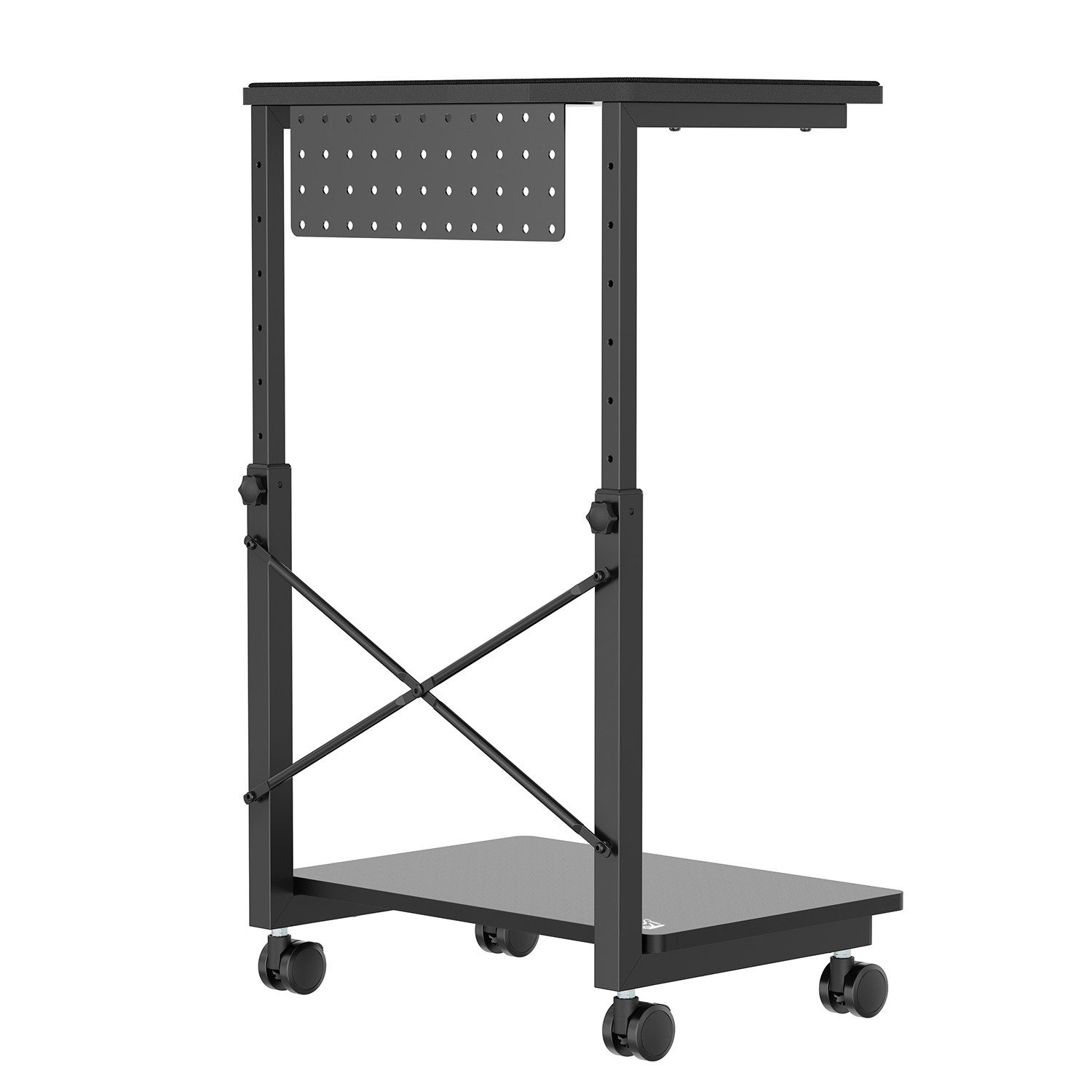 NanoRS Halterung RS430 Ständer für PC-Tower mit Regal, (80kg max, höhenverstellbar 550~850mm)