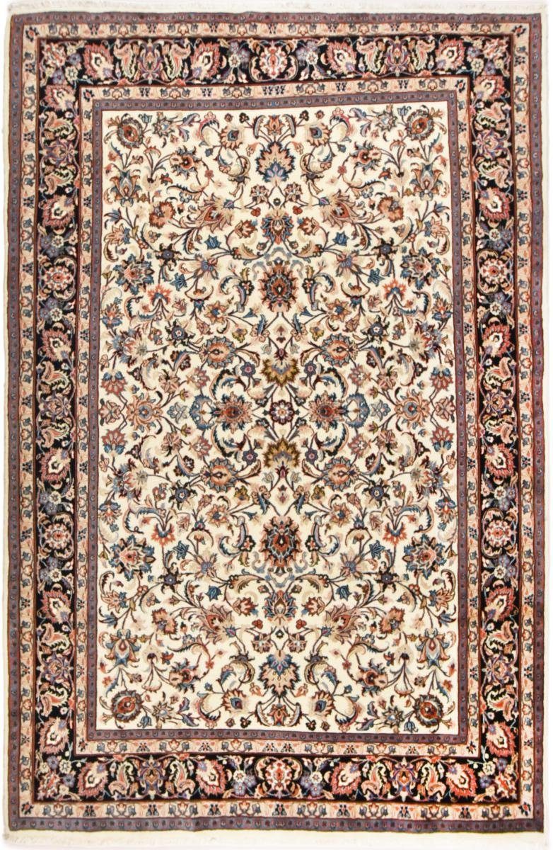 Orientteppich Mashhad 193x295 Handgeknüpfter Orientteppich / Perserteppich, Nain Trading, rechteckig, Höhe: 12 mm