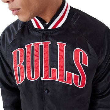 New Era Collegejacke Jacke New Era NBA Applique Satin Chicago Bulls