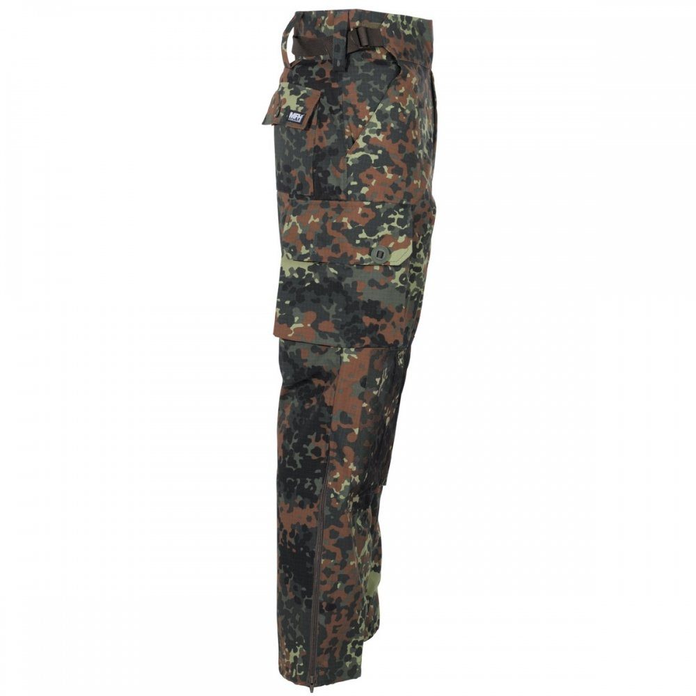MFH Cargohose HighDefence Kommandohose, "Smock", Rip Stop, flecktarn - XL