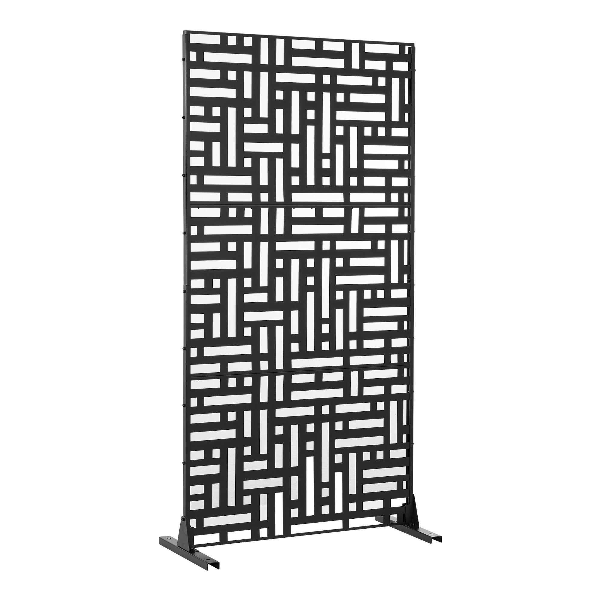 casa.pro Raumteiler, »Bernalda« Trennwand Stahl 180 x 90 cm Schwarz günstig online kaufen