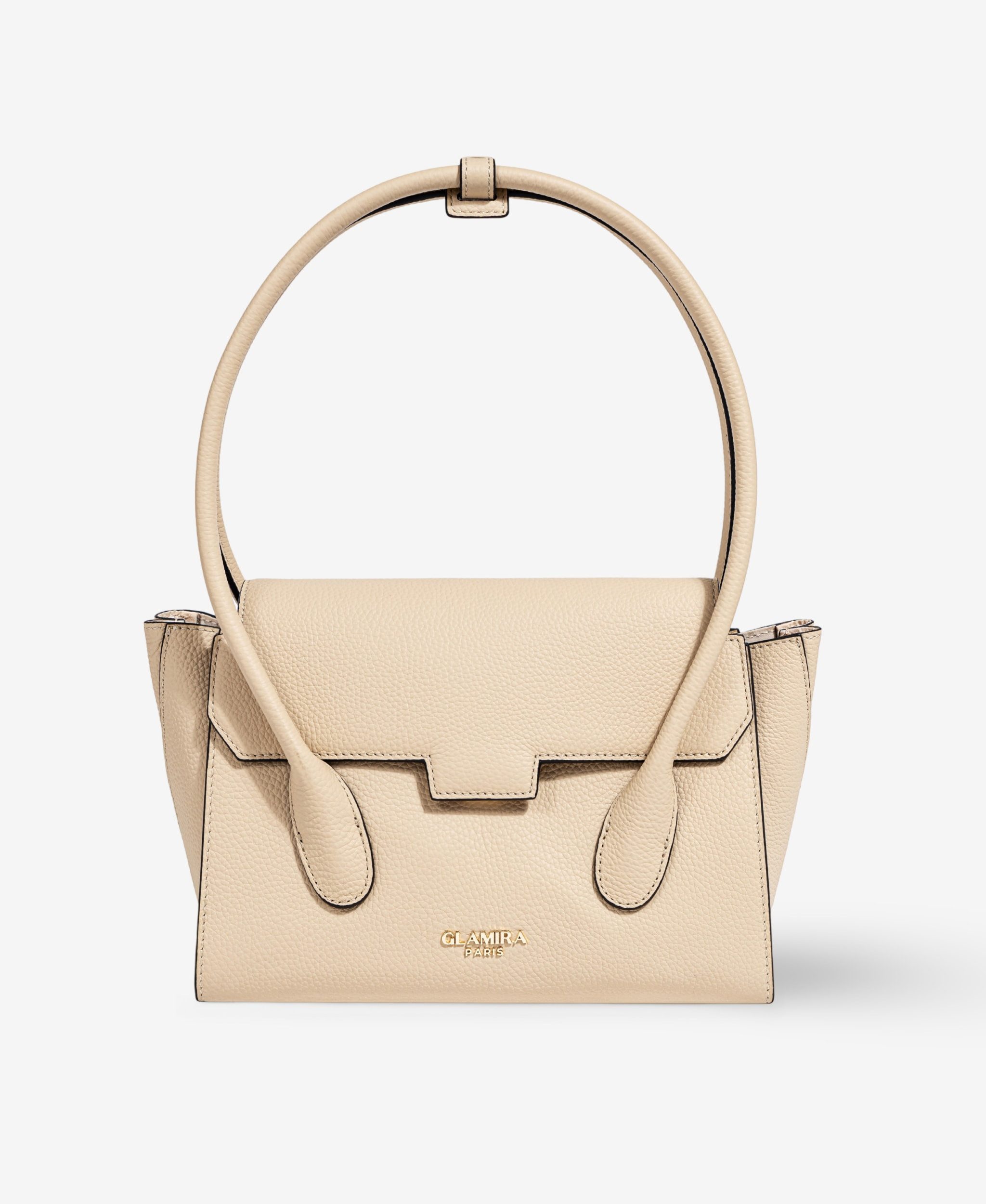 GLAMIRA Schultertasche Lysandra Beige Schultertasche (1-tlg), echt Leder