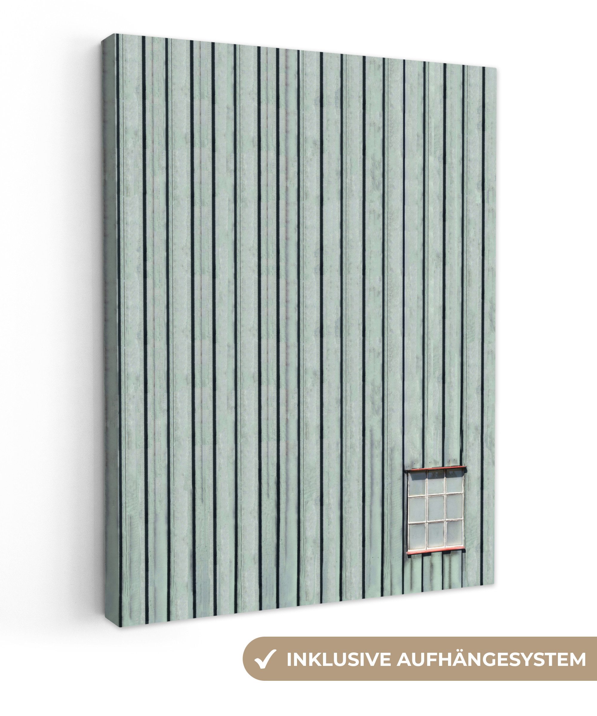 OneMillionCanvasses® Leinwandbild Architektur - Grün - günstig online kaufen