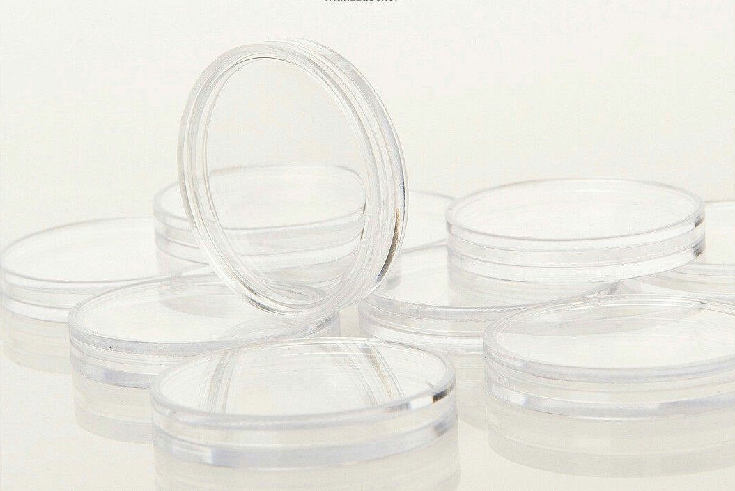 MC.Sammler Kapselhalter MC.Sammler Münzkapseln 26mm 100 Stk. für 2 Euro Münzen Kapseln