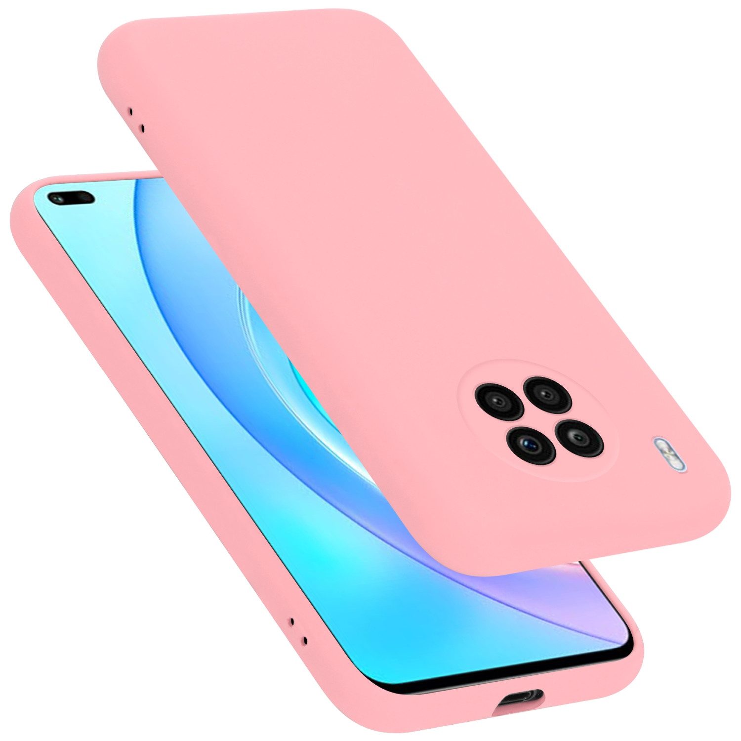 Cadorabo Handyhülle für Honor 50 LITE Hülle Honor 50 LITE, Flexible Hülle TPU Silikon Schutzhülle Back Cover Case
