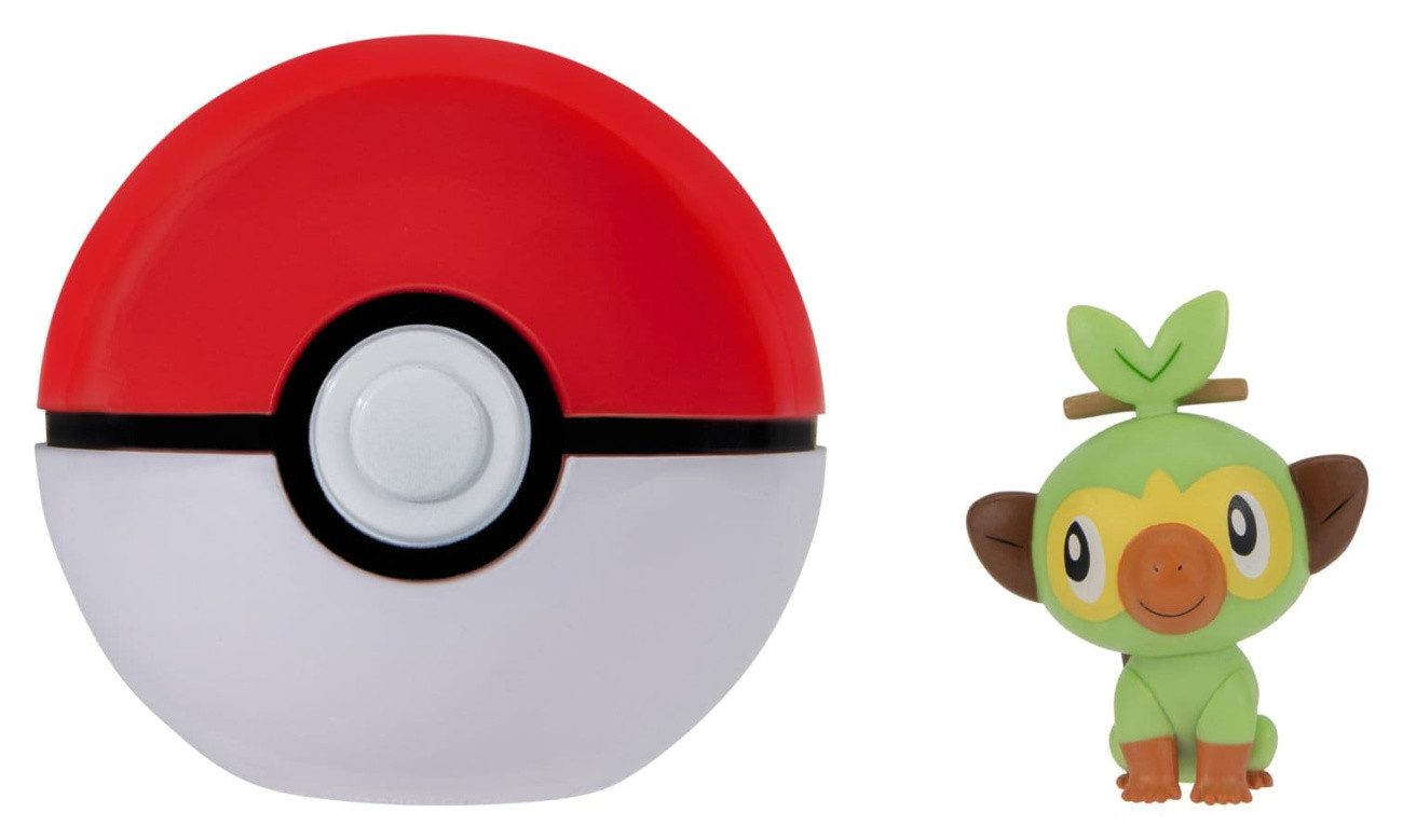 Jazwares Actionfigur Pokémon Clip 'n' Go Actionfigur Wave 21 Chimpep & Pokéball