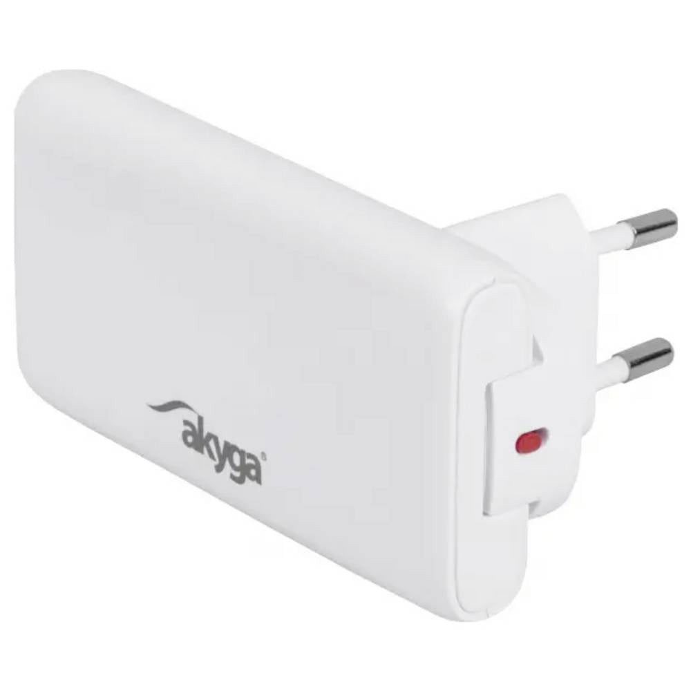Akyga USB Ladegerät 65 W USB-C®, USB-A Weiß AK-CH-31 USB-Ladegerät