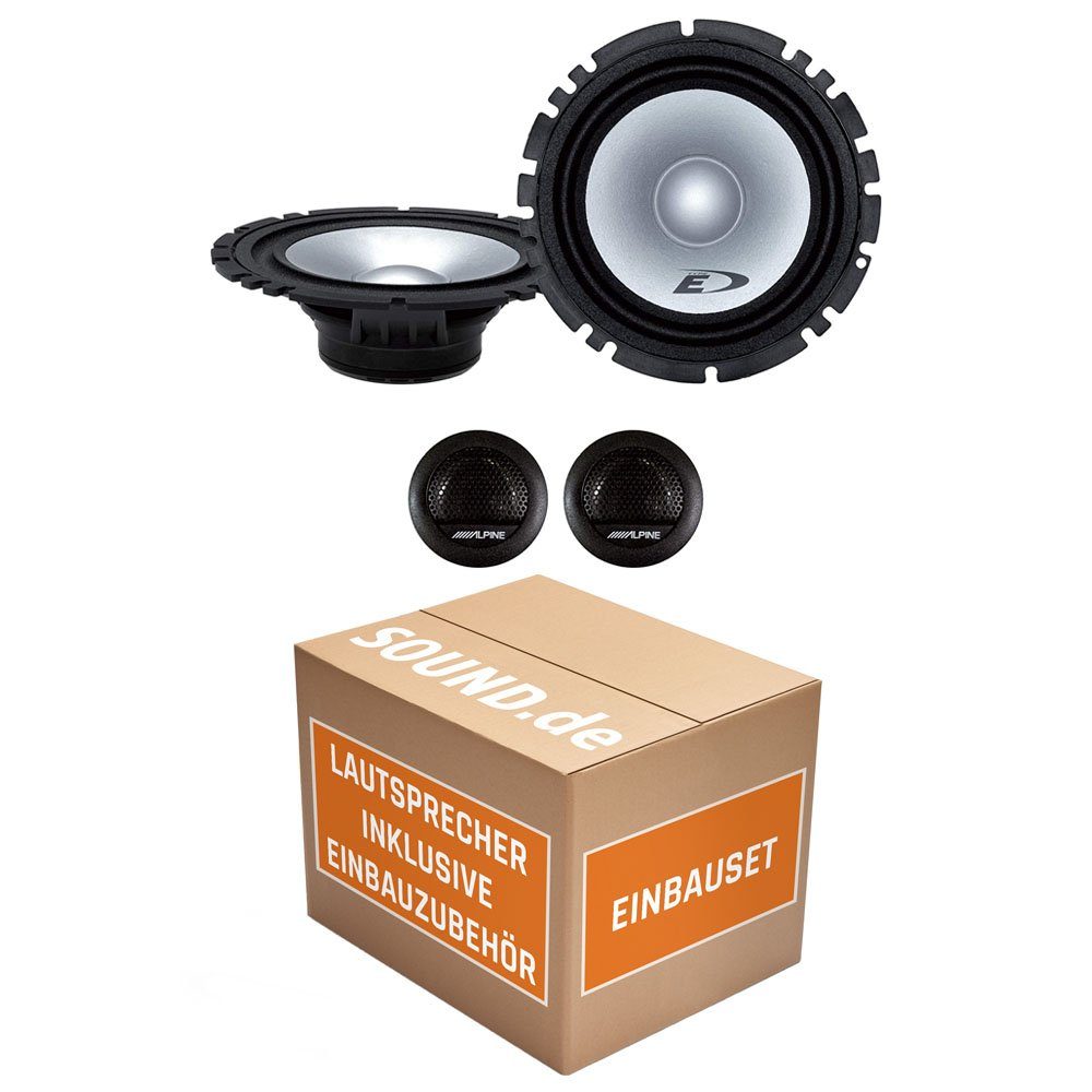 JUST SOUND best choice for caraudio VW Polo 6N Lautsprecher Alpine SXE ...