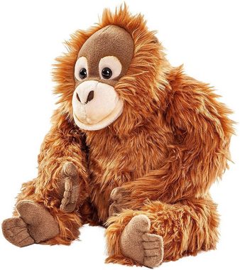 Uni-Toys Kuscheltier Orang-Utan, m. Klettverschluss - Höhe 28 cm - Plüsch-Affe - Plüschtier, zu 100 % recyceltes Füllmaterial